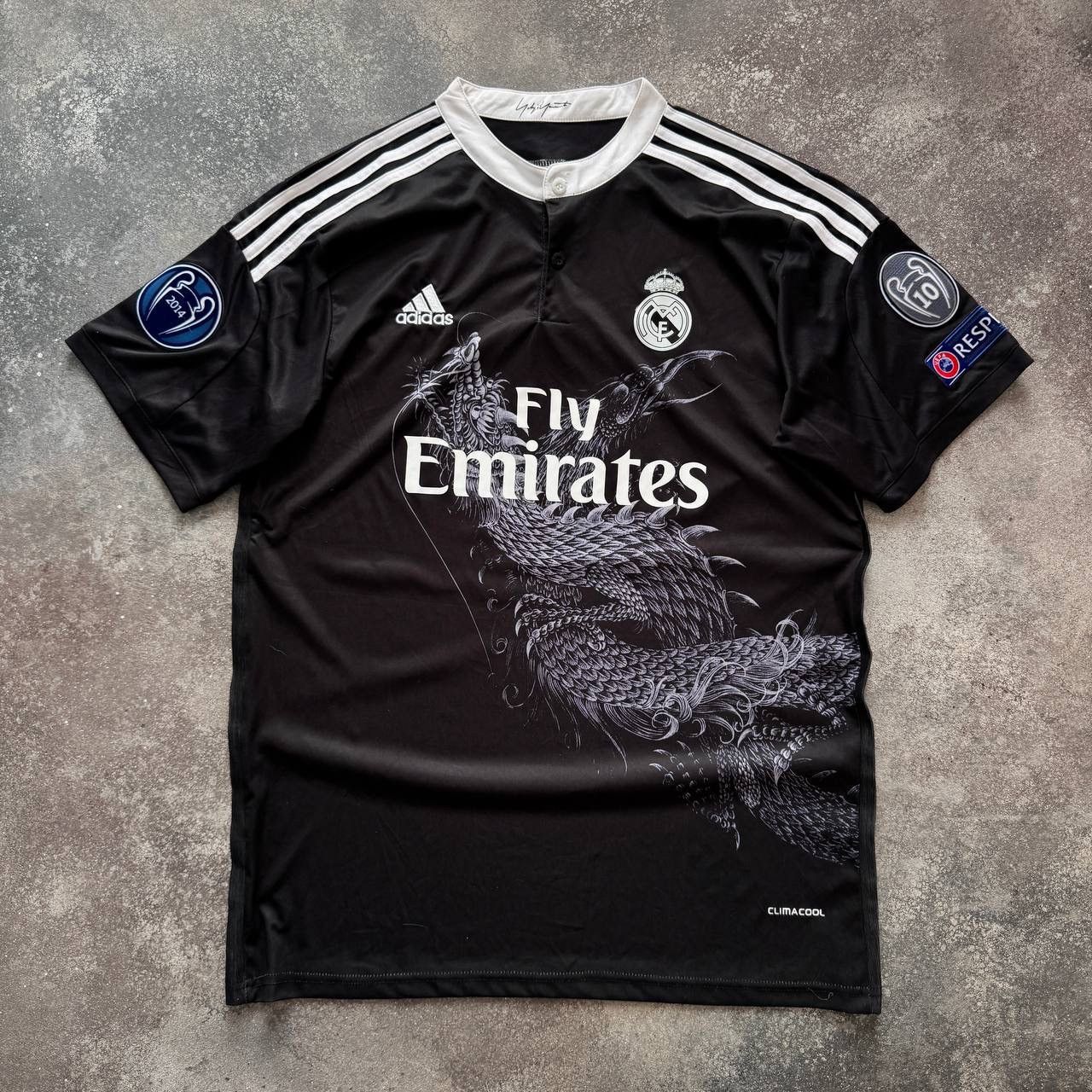 【希少】Real Madrid ✖︎ ヨウジヤマモト アディダスユニフォーム XL Authentic Real Madrid Yohji Yamamoto Limited Jersey 14/15