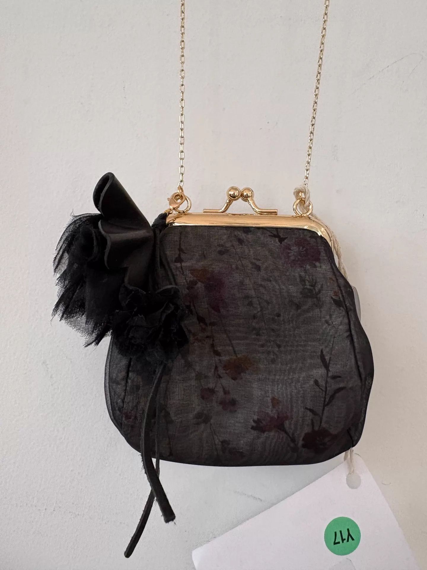 Other A tentative atelier women's gray tulle flower gold chain bag Size ONE SIZE - 2 Thumbnail