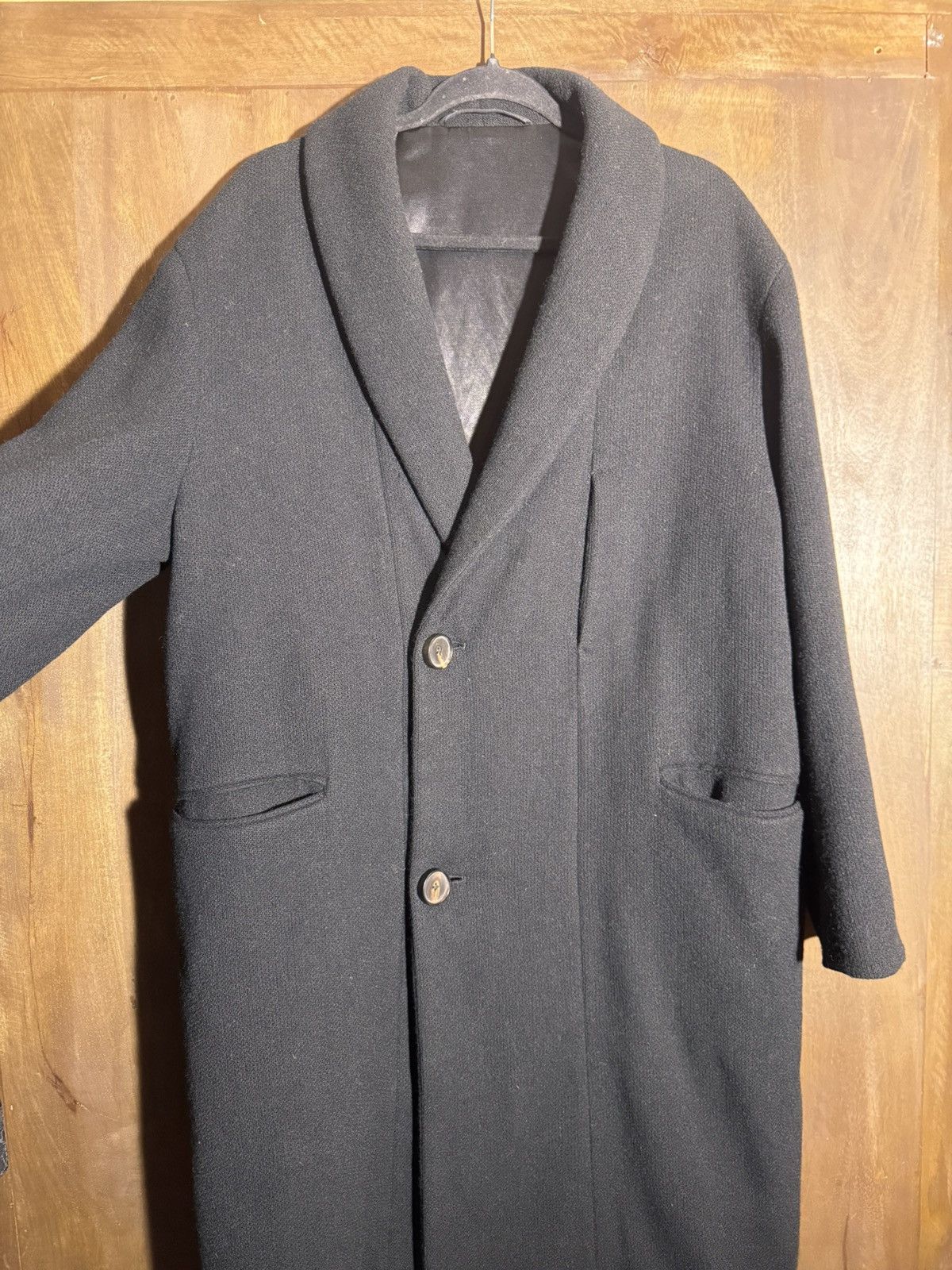 Lemaire Lemaire oversiezed black wool coat 38fr Size S / US 4 / IT 40 - 8 Thumbnail