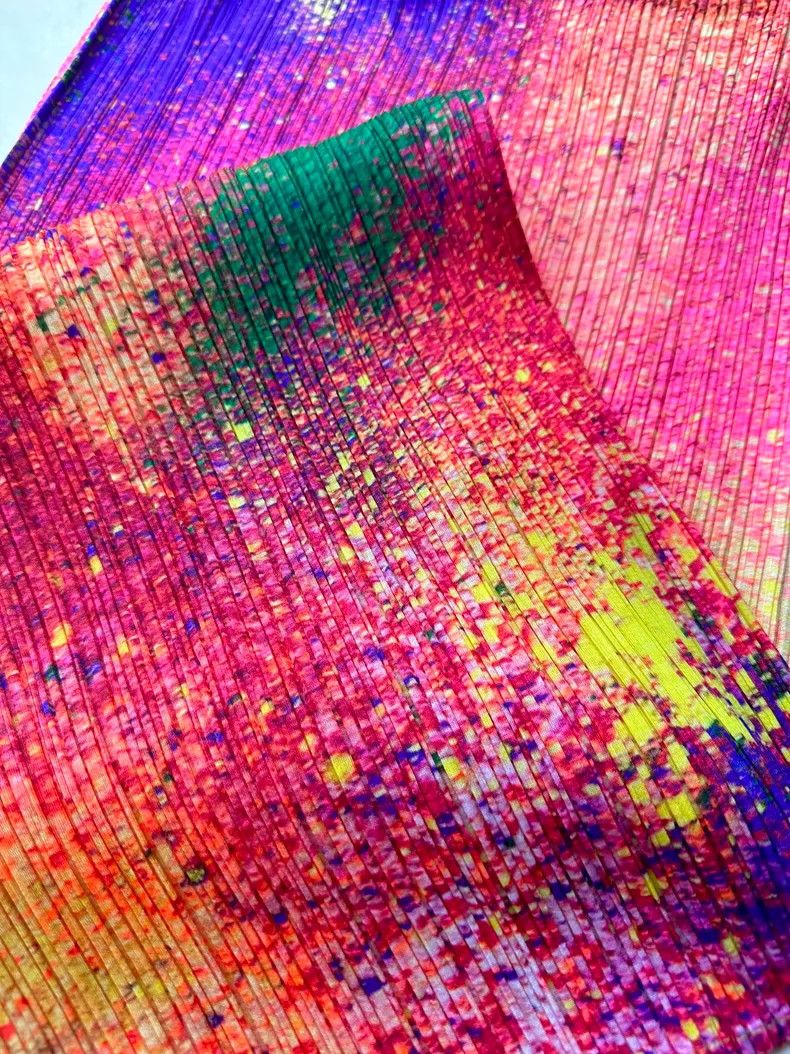Issey Miyake Issey Miyake Starry sky colorful skirt Size 26" / US 2 / IT 38 - 8 Thumbnail