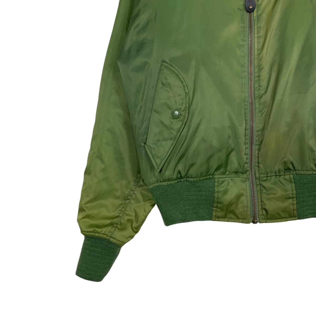 Vintage BE-J Work and Casual Trashed Bomber Jacket #2480-C111 Size US M / EU 48-50 / 2 - 3 Thumbnail