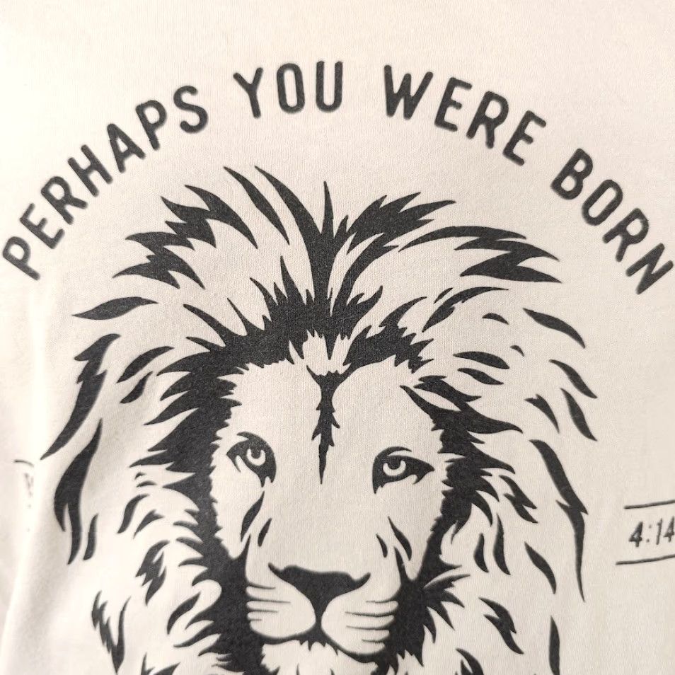 Born Jewish T Shirt Mens Size Small Beige Esther 4:14 Born For Such A Time Size US S / EU 44-46 / 1 - 3 Thumbnail