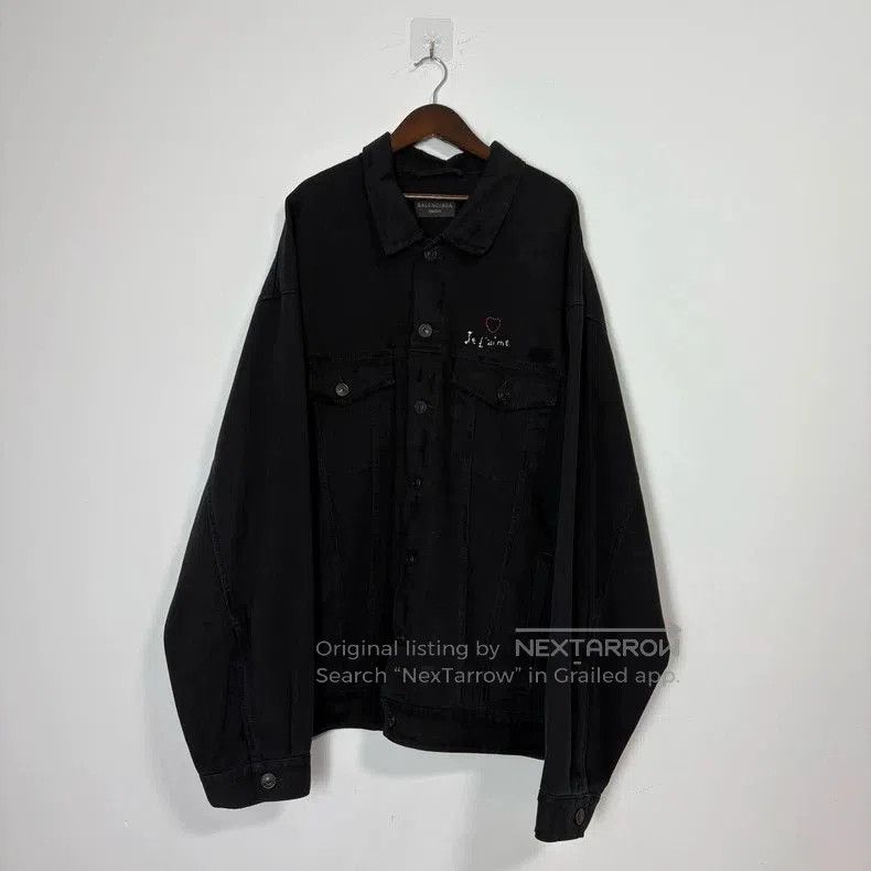 Balenciaga Balenciaga Valentine's Denim Jacket. Size US XS / EU 42 / 0 - 1 Thumbnail