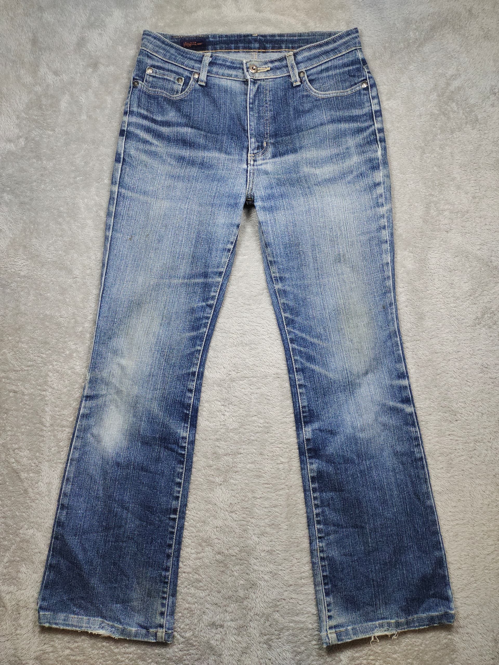 Edwin Y2K DISTRESSED MISS EDWIN BOOT CUT FLARE JEANS Size 31" - 1 Thumbnail