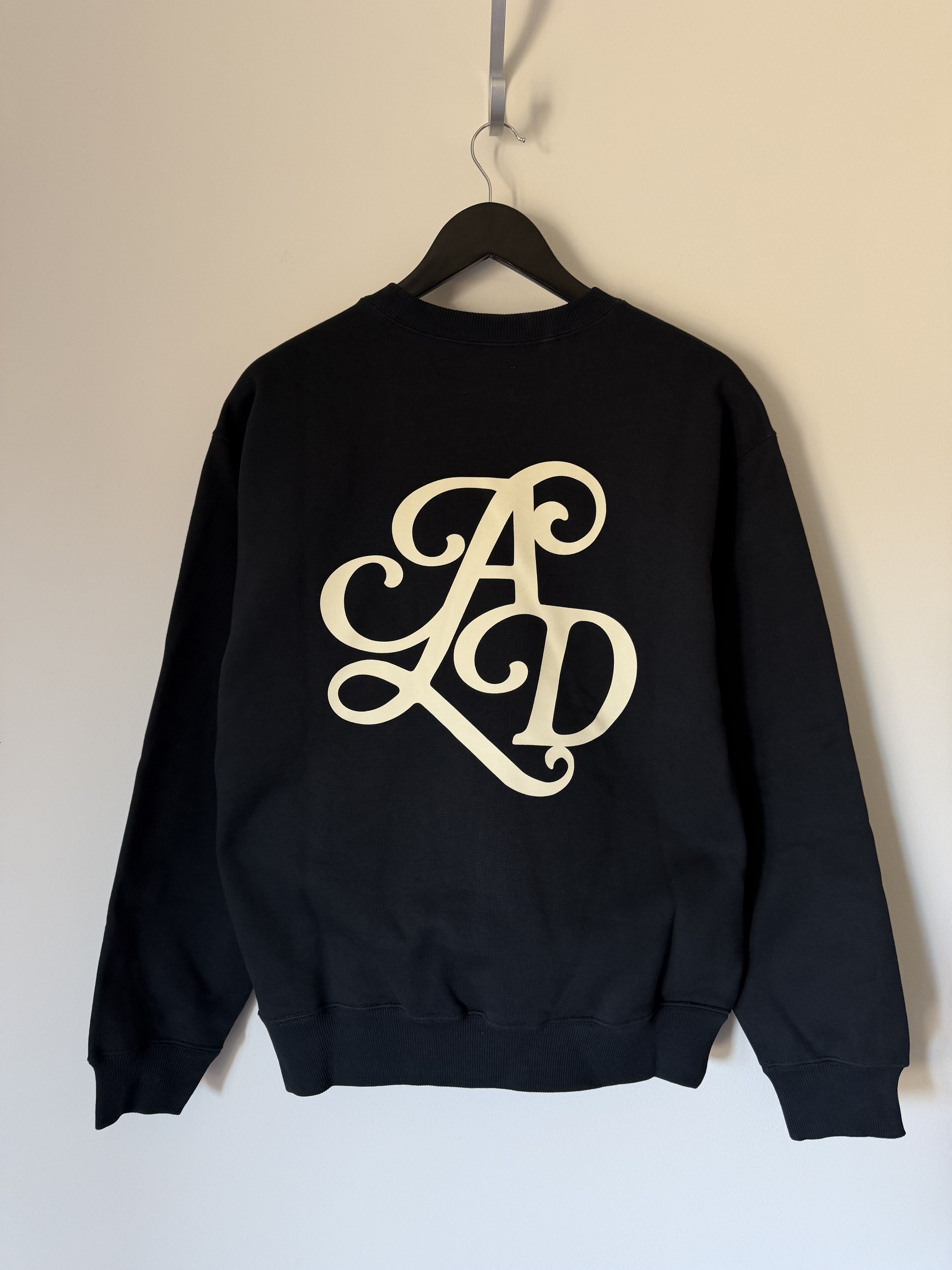 Aime Leon Dore Aime Leon Dore Monogram Crewneck Sweatshirt in Black Size US L / EU 52-54 / 3 - 4 Thumbnail