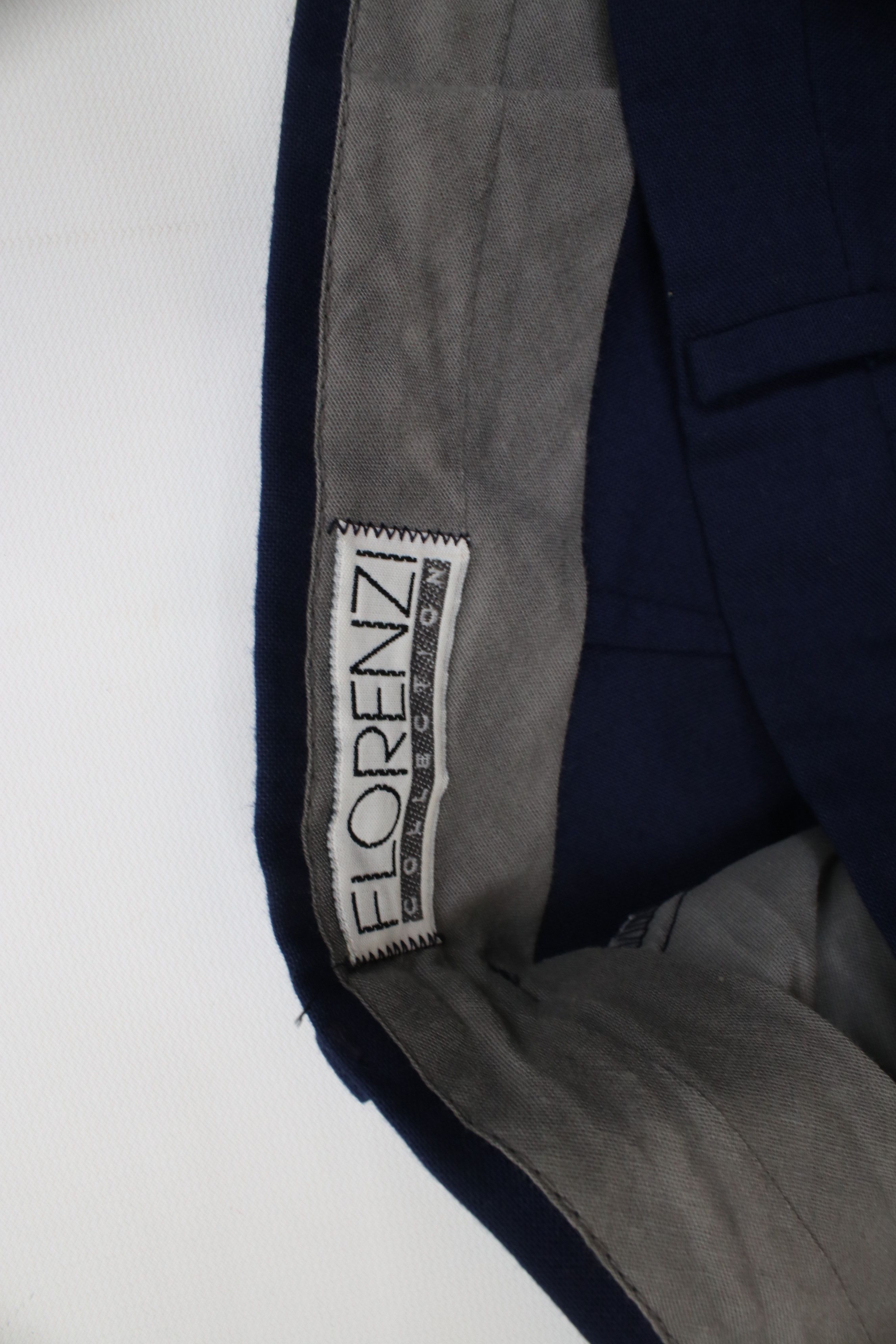 Vintage Vintage 90s Streetwear Knit High Waisted Chino Pants Blue Size US 34 / EU 50 - 9 Thumbnail