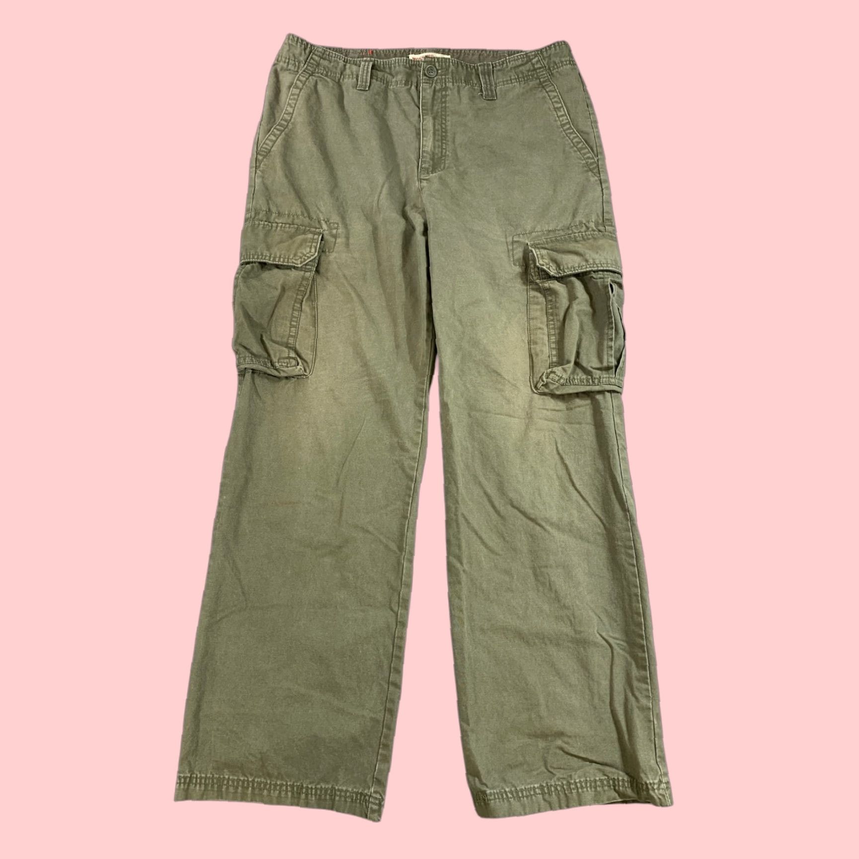 VINTAGE Mossimo Cargo Pants Men 36x32 Workwear Utility Trousers