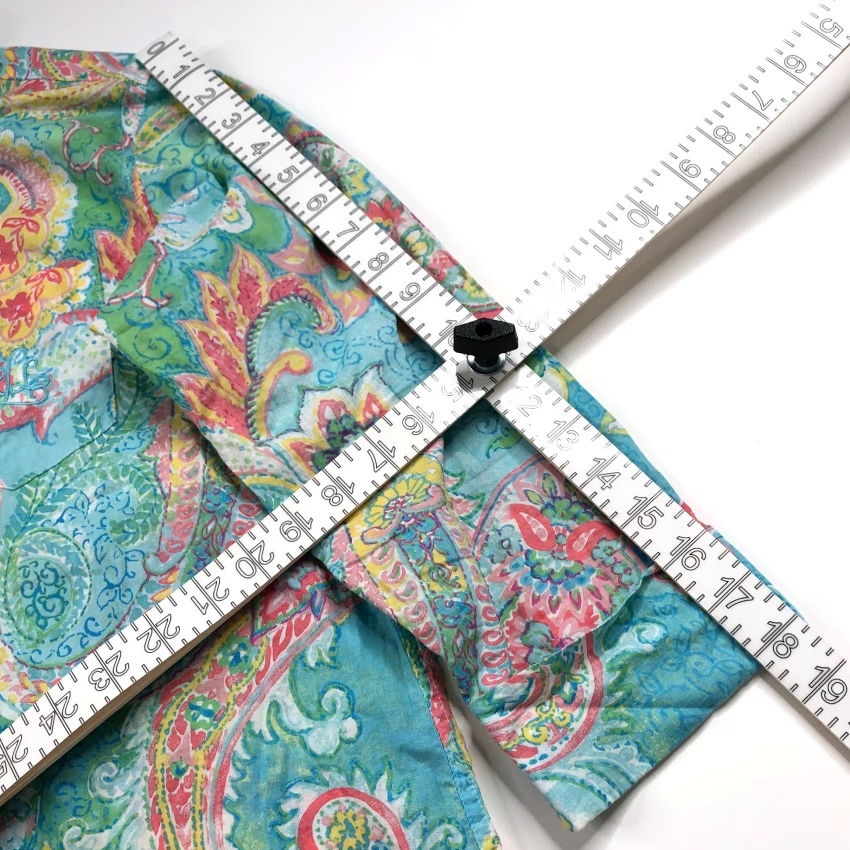 Ralph Lauren Lauren Ralph Lauren Shirt Paisley 3/4 Sleeve Button-Up Casual Cotton M Womens Size M / US 6-8 / IT 42-44 - 5 Thumbnail