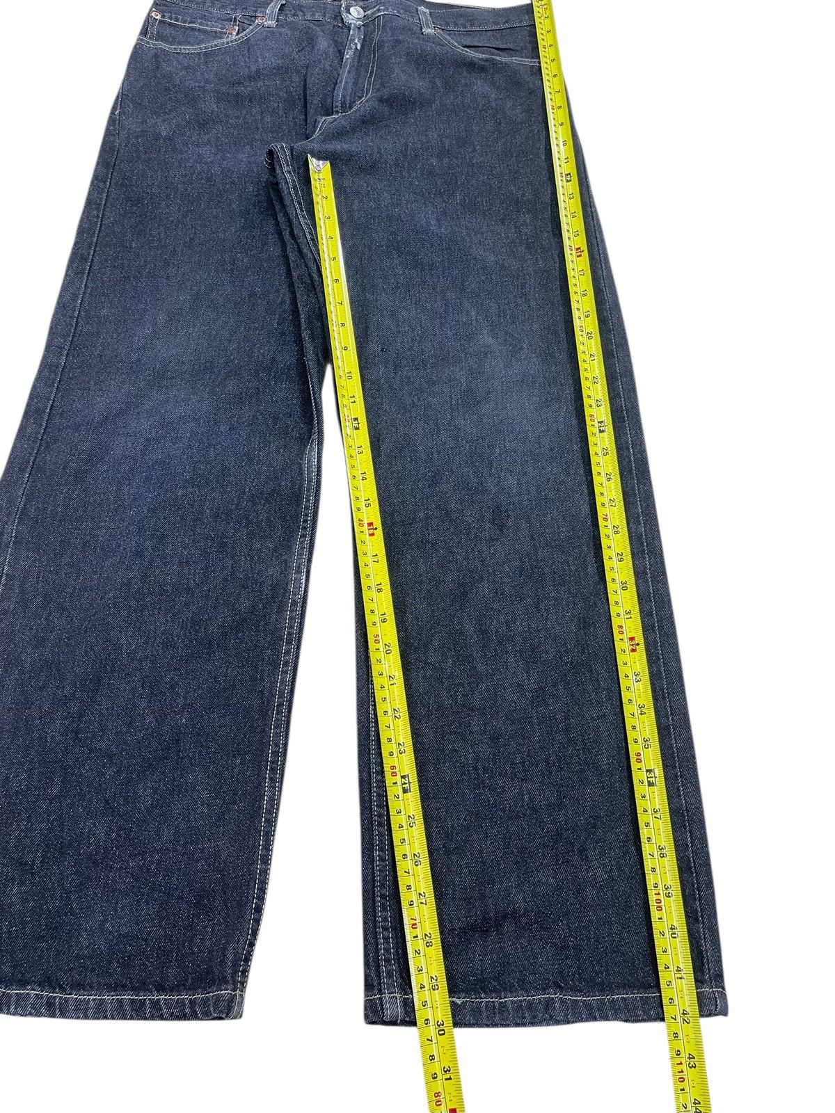 Levi's Levi’s Blue Denim Loose Straight Leg Jeans Size US 35 - 8 Thumbnail