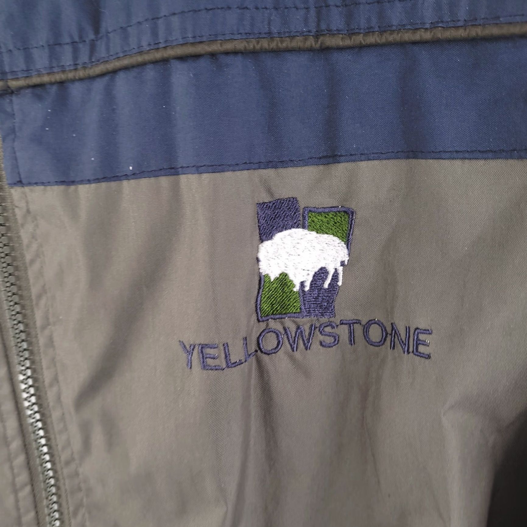 Vintage VINTAGE Yellowstone National Park Jacket Mens XL Brown Blue Size US XL / EU 56 / 4 - 2 Thumbnail