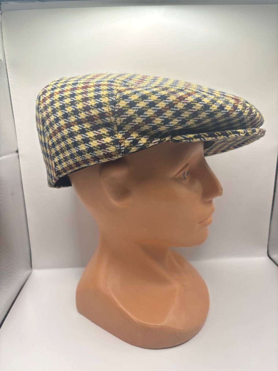 Other Silver Cap Italy 100% Wool Flat Cap Newsboy Hat Size L Size ONE SIZE - 8 Thumbnail