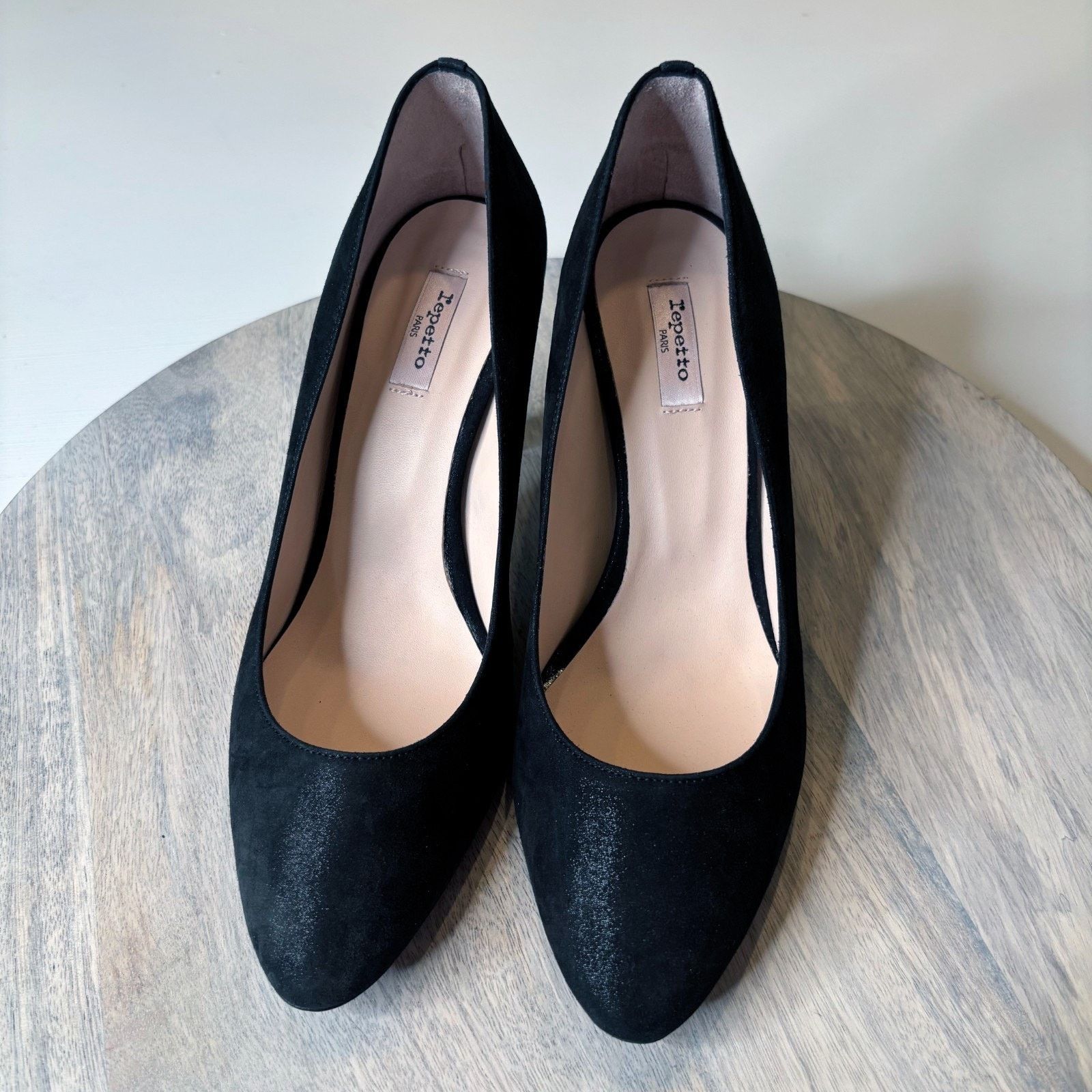 Repetto NEW Repetto Diva Clap Black Suede Heels EU 39 US Size 9 Size US 9 / IT 39 - 7 Thumbnail