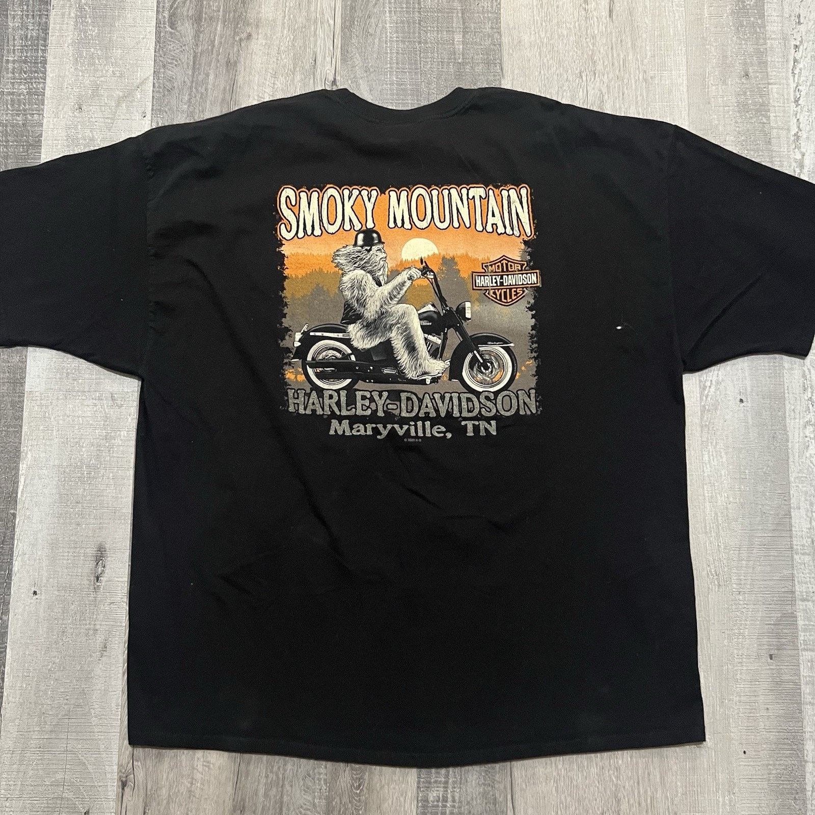 Harley Davidson Harley Davidson Smoky Mountain Biker TN Motorcycle T Shirt Size US XXL / EU 58 / 5 - 1 Thumbnail