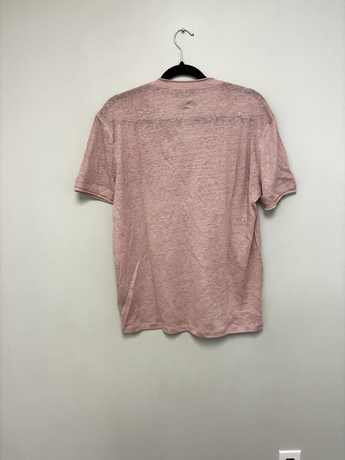 John Varvatos Wooster V-Neck linen tee. Medium Size US M / EU 48-50 / 2 - 12 Thumbnail