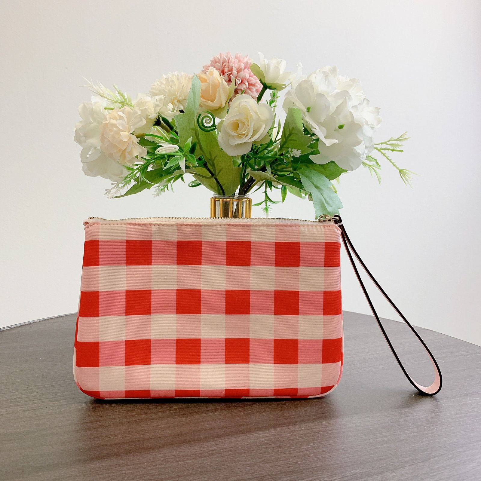 Kate Spade Kate Spade KG604 Chelsea Gingham Medium Wristlet Size ONE SIZE - 2 Thumbnail