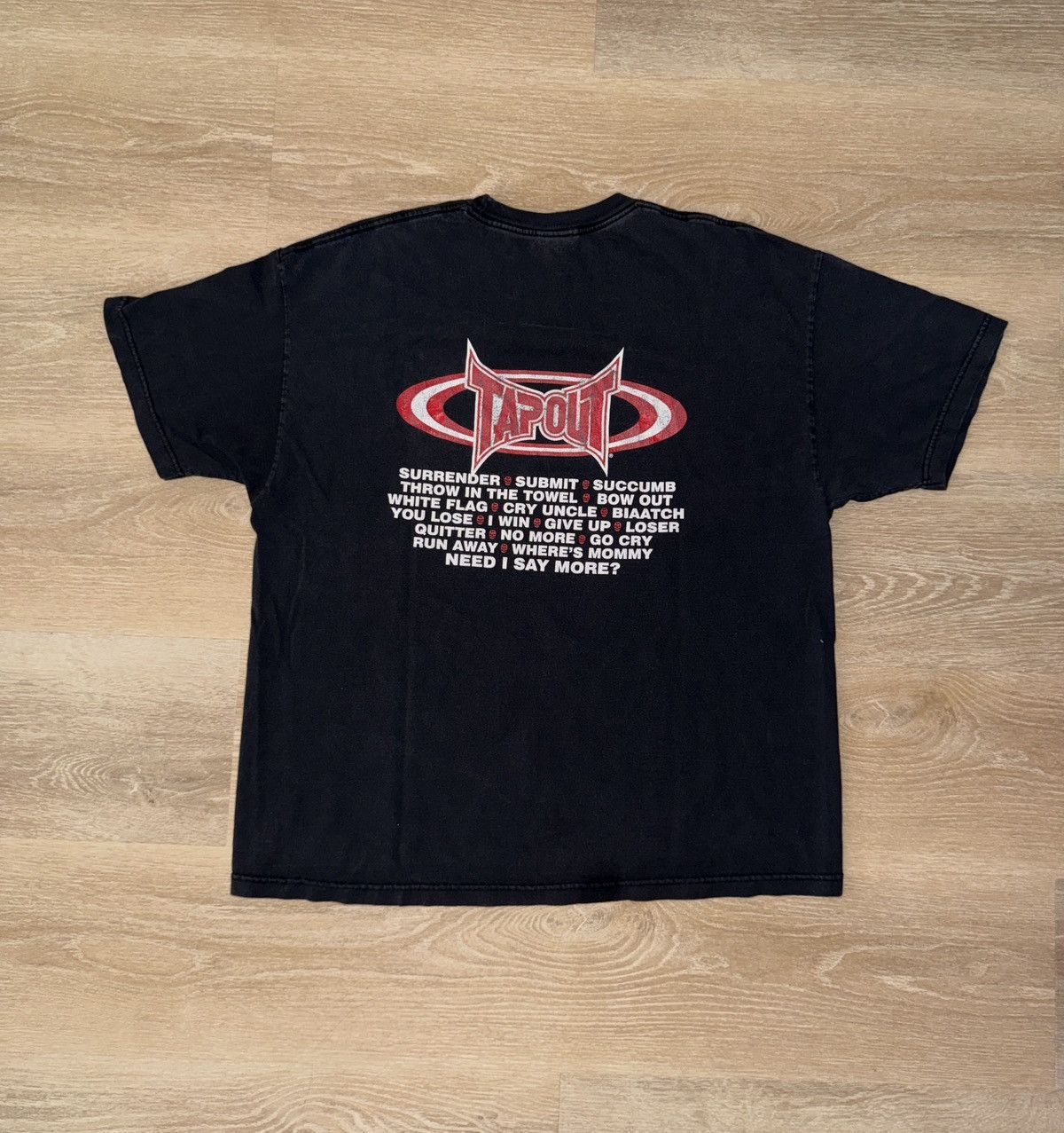 Tapout Vintage Tapout Double Sided Graphic T-Shirt Size US XXL / EU 58 / 5 - 2 Thumbnail