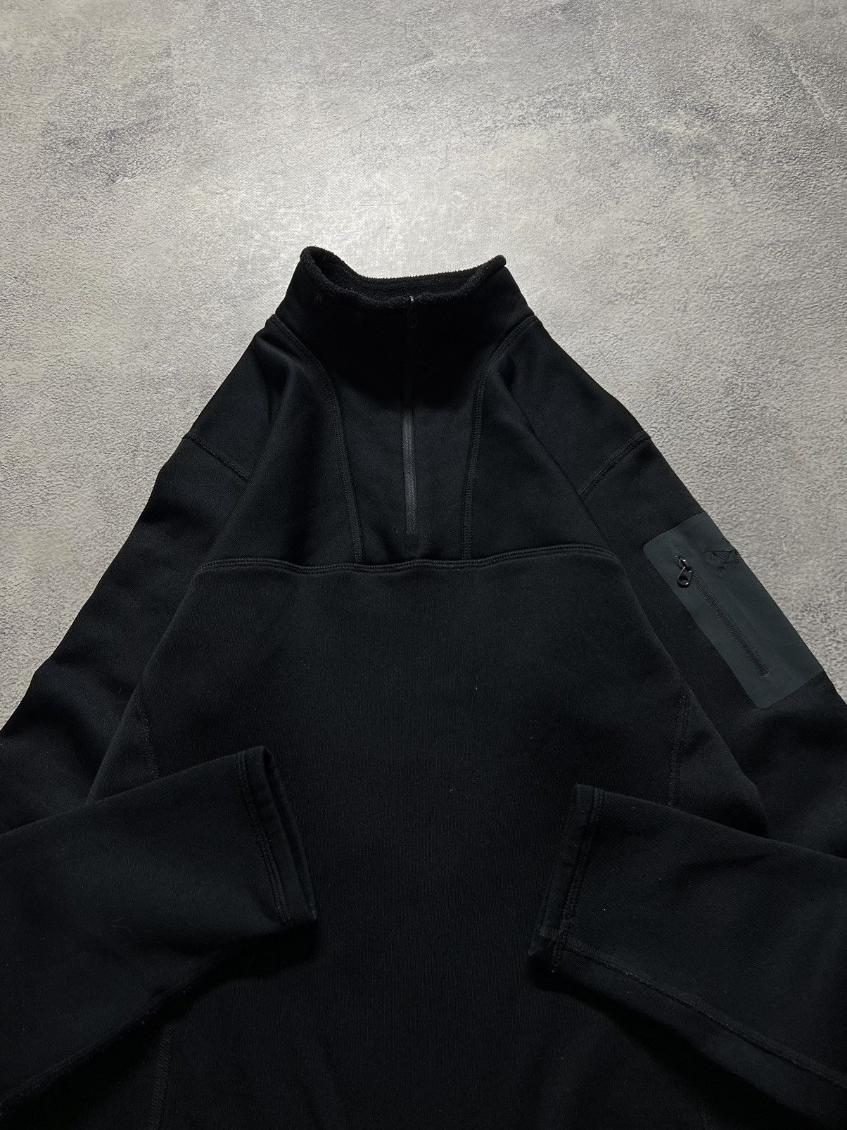 Arc'teryx Vintage Y2k Arc’teryx 🖤 Polartec 1/4 Zip Sweatshirt 00’s Size L / US 10 / IT 46 - 4 Thumbnail