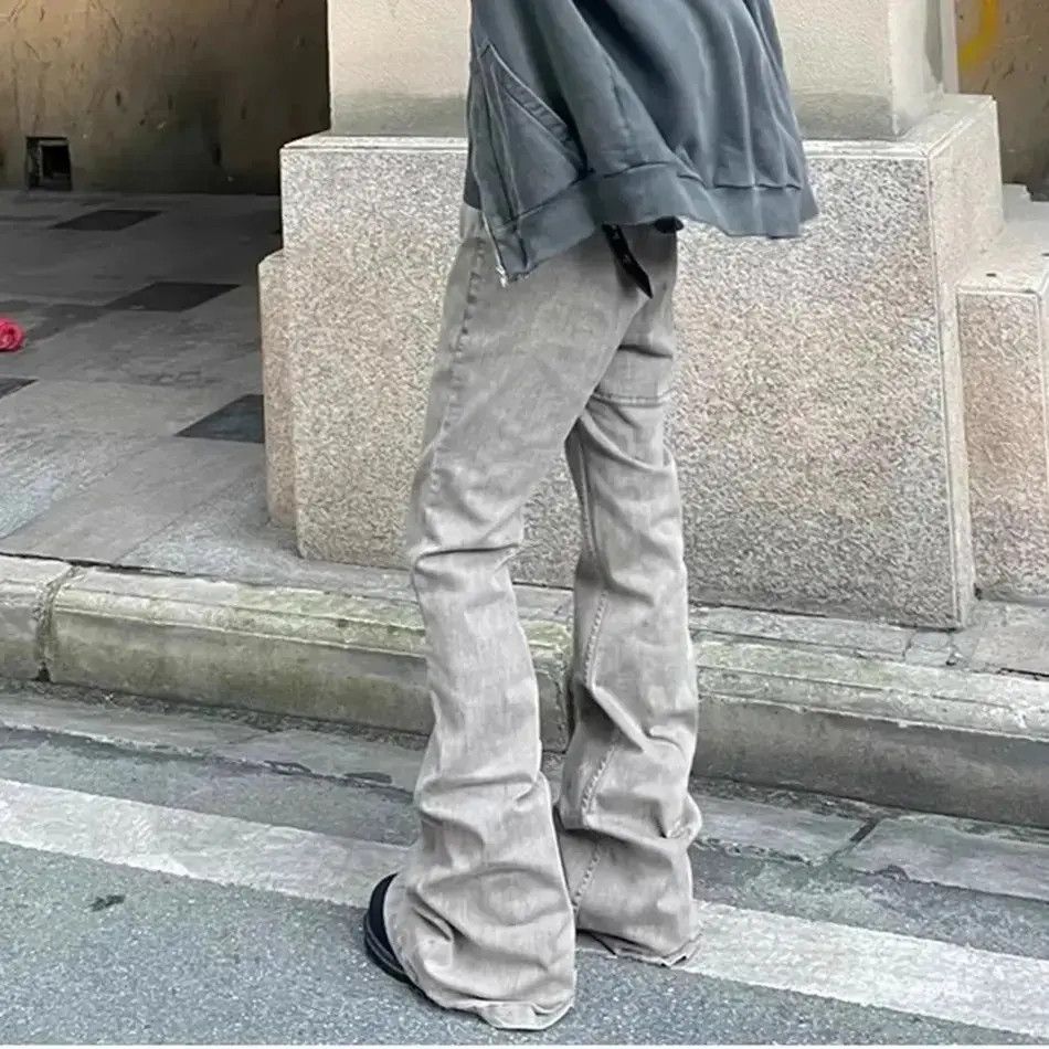 Japanese Brand Stretch Flare Streetwear Pants Jeans y2k Size US 30 / EU 46 - 5 Thumbnail