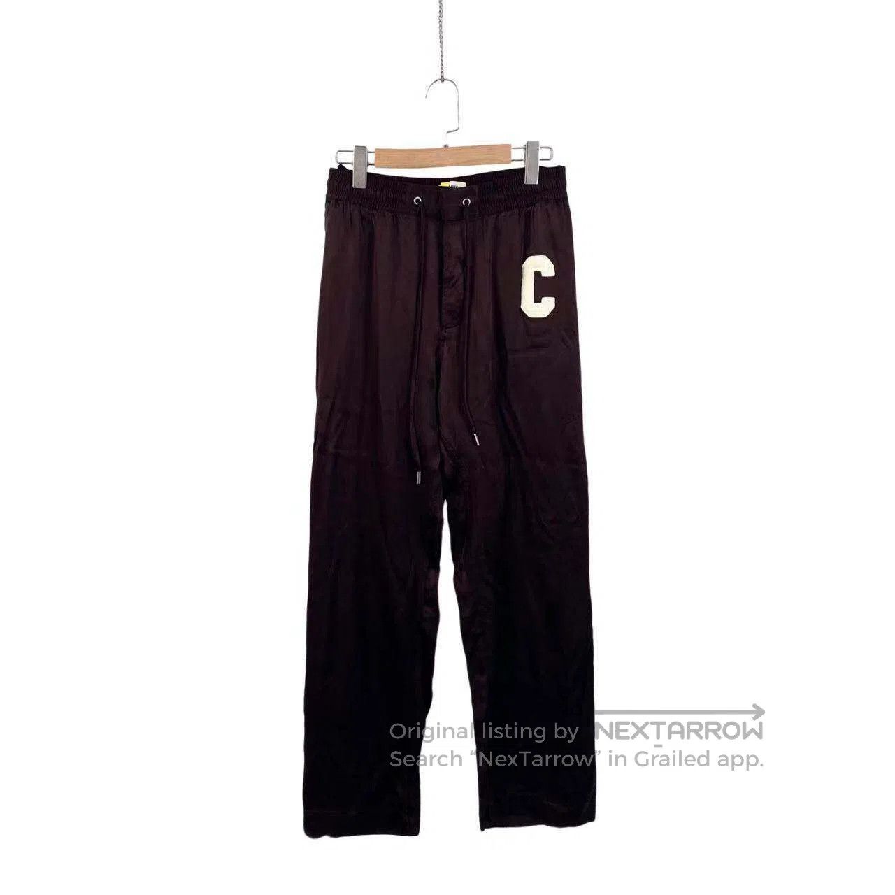 Celine Celine Black letter logo color-blocked drawstring trousers Size 24" / US 00 / IT 34 - 1 Thumbnail