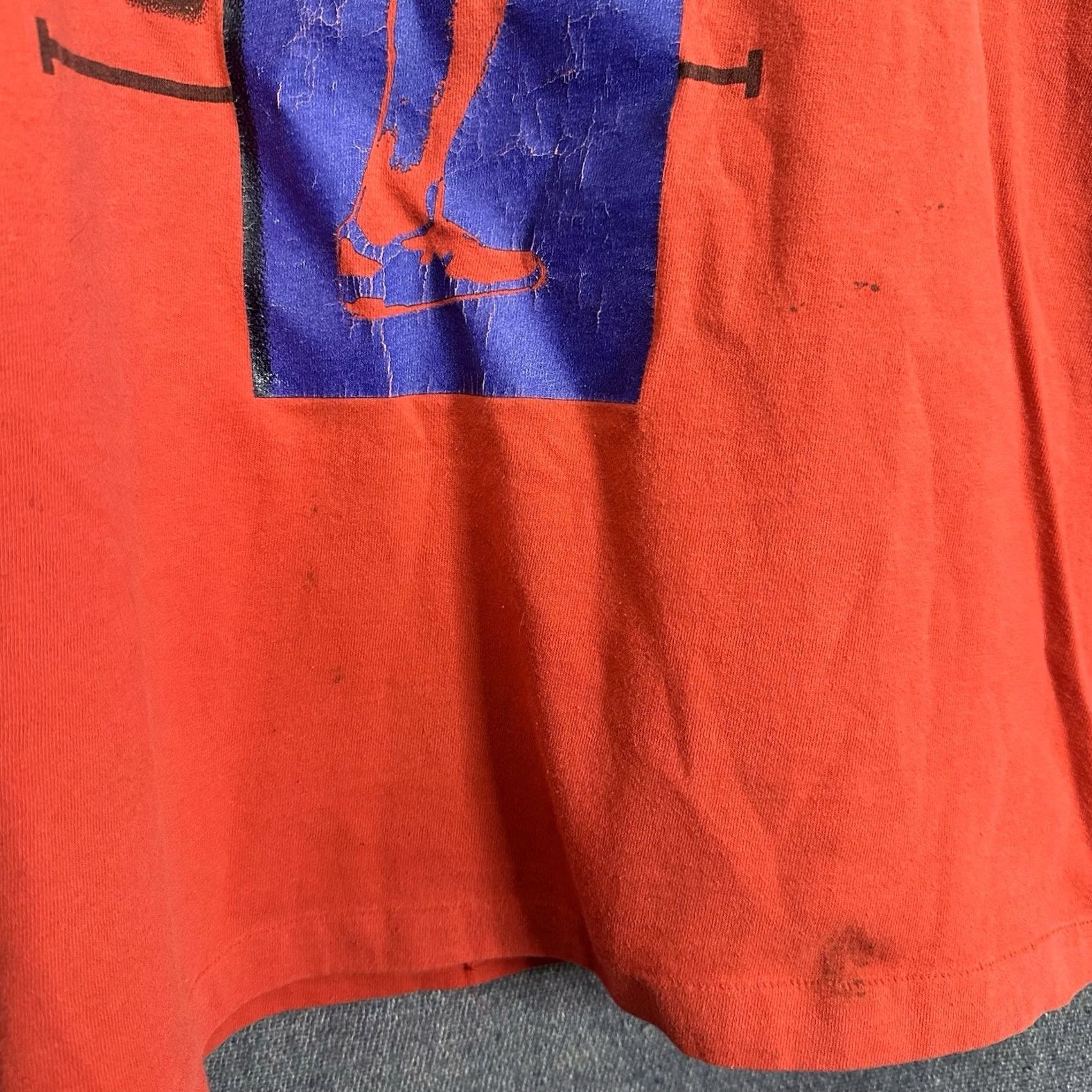 Nike VINTAGE Nike Bo Jackson T Shirt Red 1990s 90s USA Made M Mens Short Sleeve Crew Neck Graphic Print Shirt Size US M / EU 48-50 / 2 - 3 Thumbnail