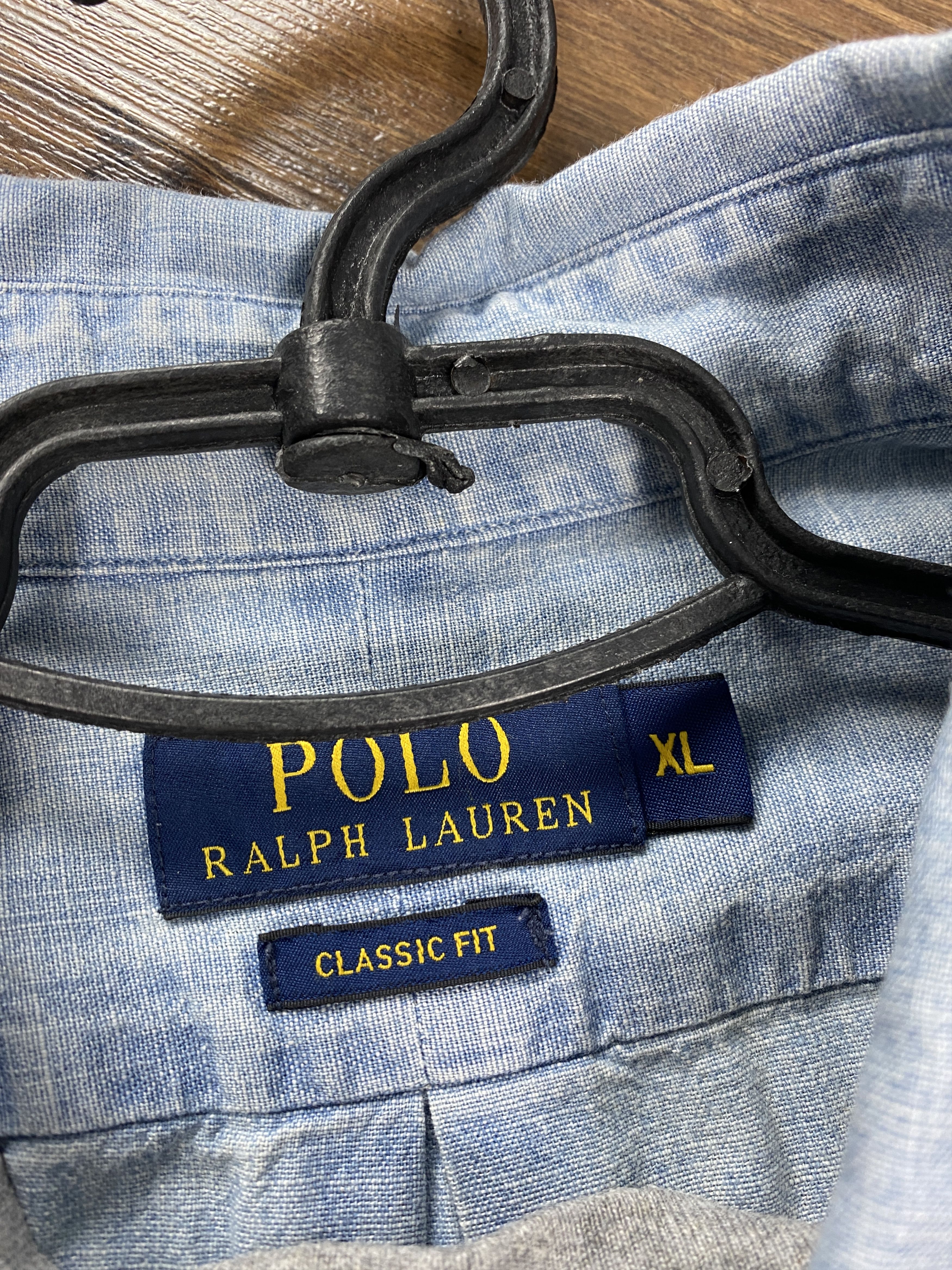 Polo Ralph Lauren Polo Ralph Lauren vintage long sleeve denim jeans shirt Size US XL / EU 56 / 4 - 4 Thumbnail