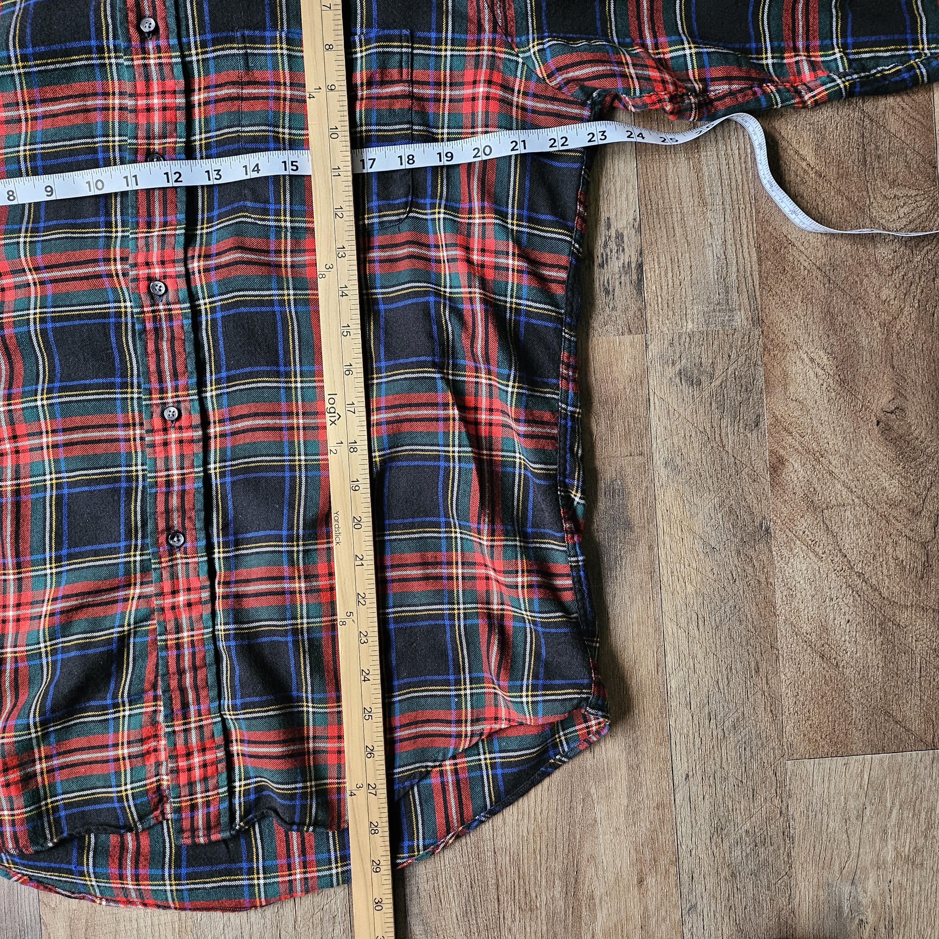Lands' End × Vintage VTG Lands End Viyella Shirt Mens L 16-16 1/2 Button Down . Size US L / EU 52-54 / 3 - 7 Thumbnail