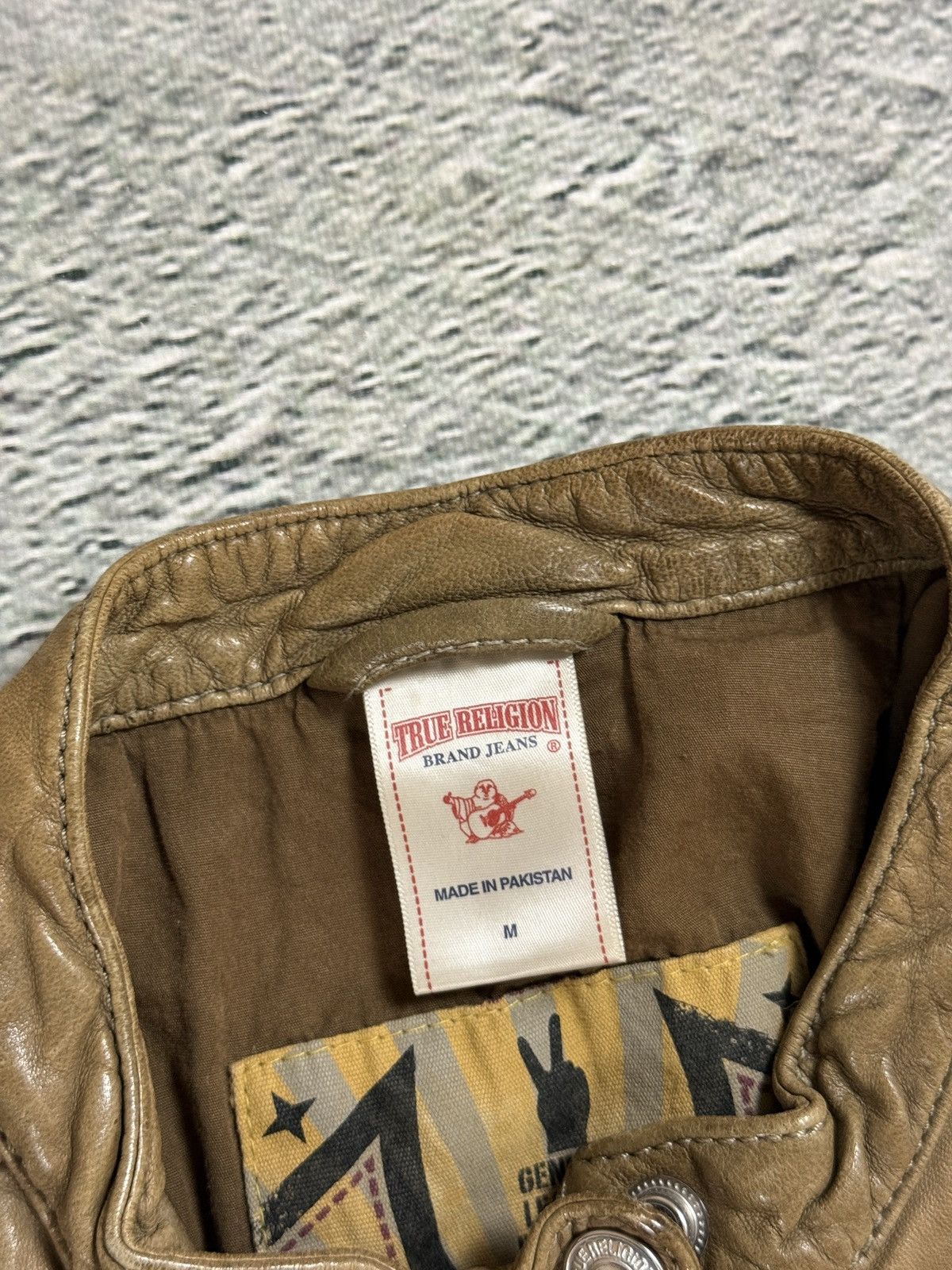 True Religion True Religion leather jacket brown Y2K Avant Garde studded Size M / US 6-8 / IT 42-44 - 2 Thumbnail