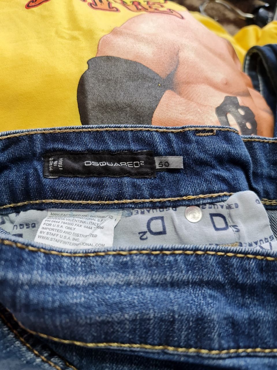 Dsquared2 Distressed Painted Bleached Dsquared2 Denim Size US 34 / EU 50 - 9 Thumbnail