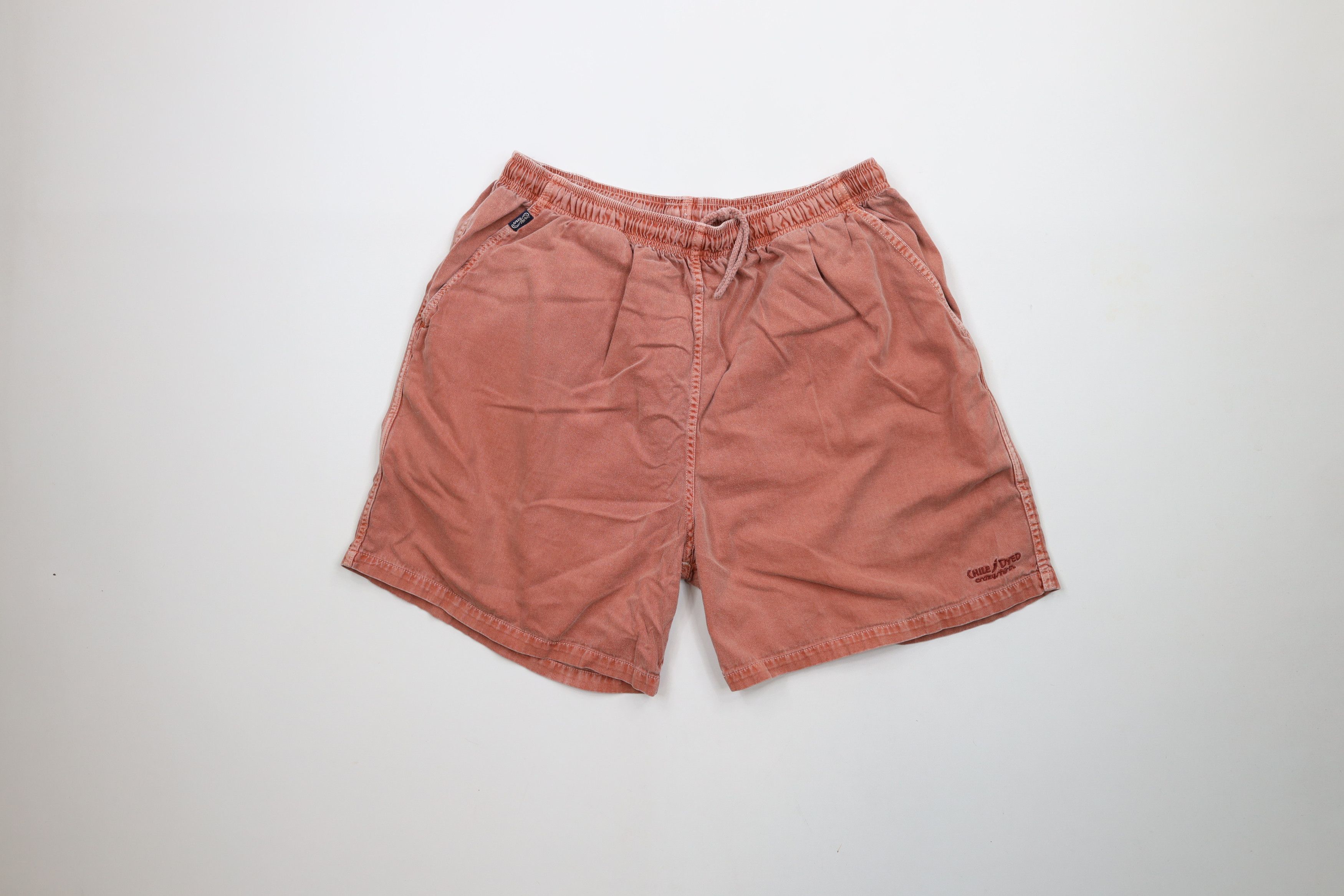 Vintage Vintage 90s Streetwear Stonewash Dyed Above Knee Shorts Size US 38 / EU 54 - 1 Thumbnail