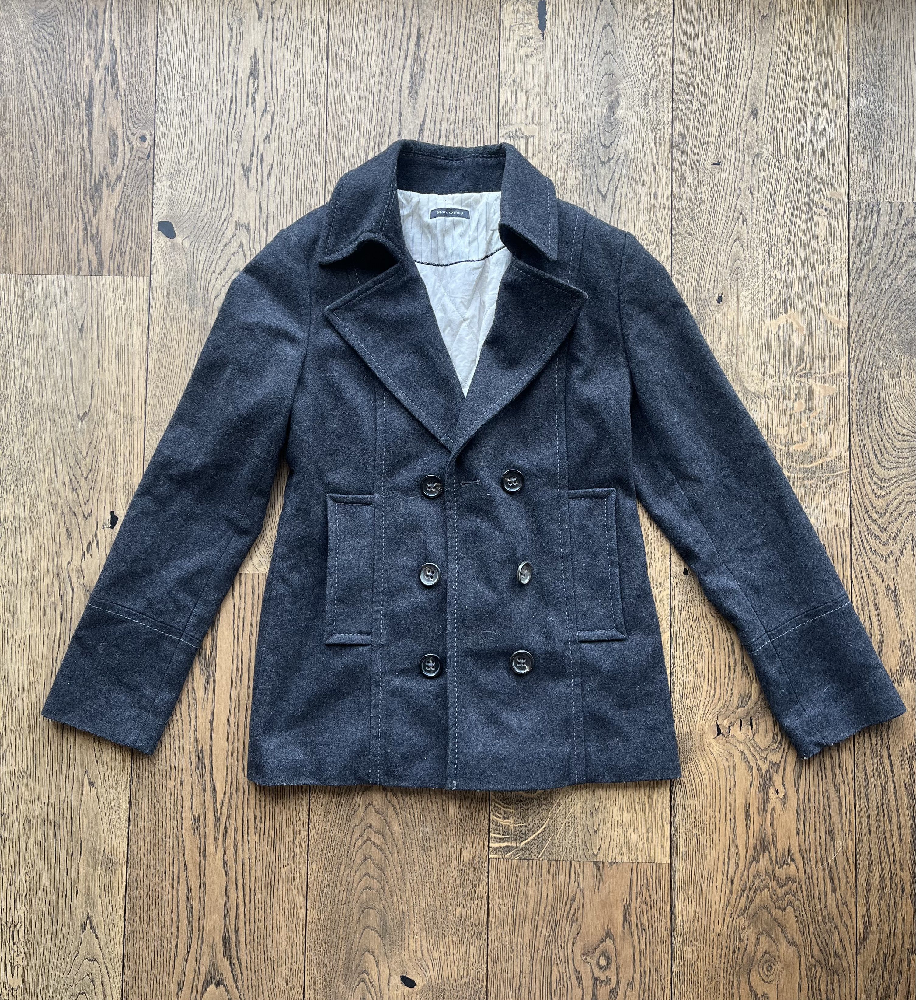 Marc O'Polo Vintage 2000's Marc O'Polo Claire Breasted Wool Peacoat Size S / US 4 / IT 40 - 1 Thumbnail
