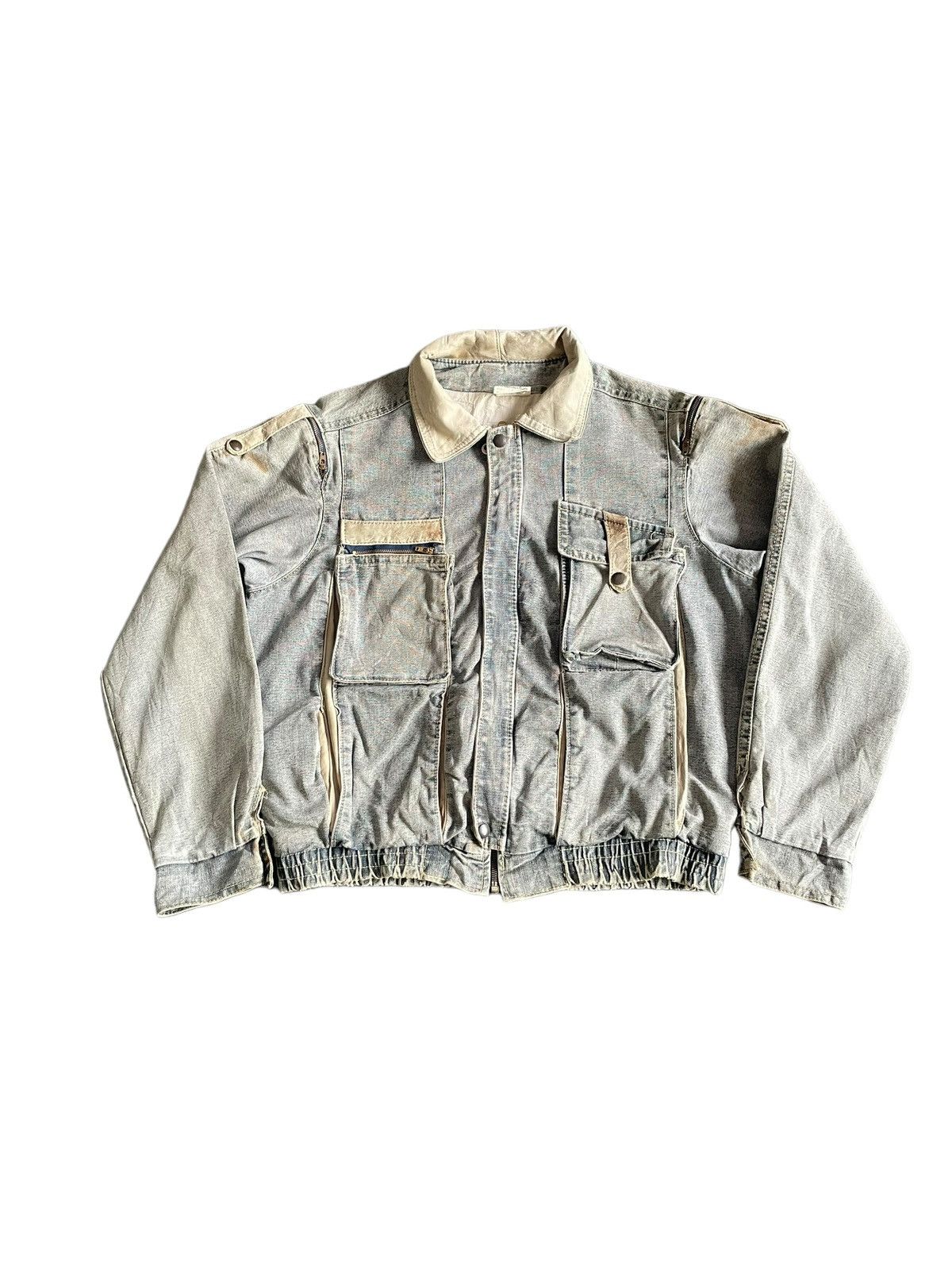 Vintage Vintage Jeffrey Alan Denim Jacket Size US L / EU 52-54 / 3 - 1 Thumbnail