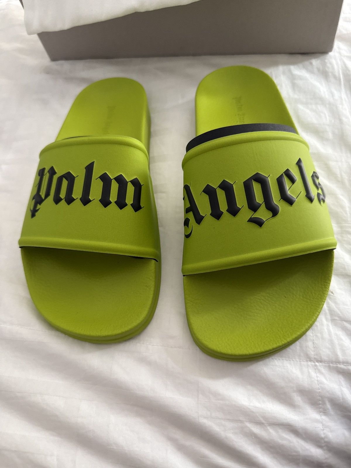 Palm Angels Beautiful authentic rubber sandals unisex Size US 11 / IT 41 - 2 Thumbnail