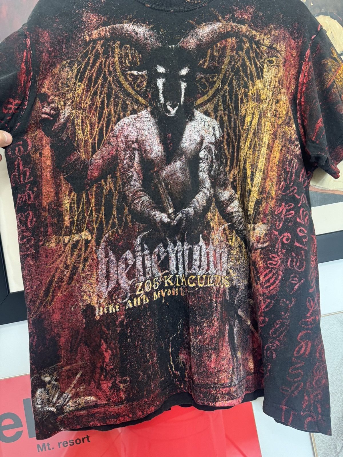 Band Tees Rare Vintage Behemoth Metal Band Allover Print T-shirt Rare Size US L / EU 52-54 / 3 - 3 Thumbnail