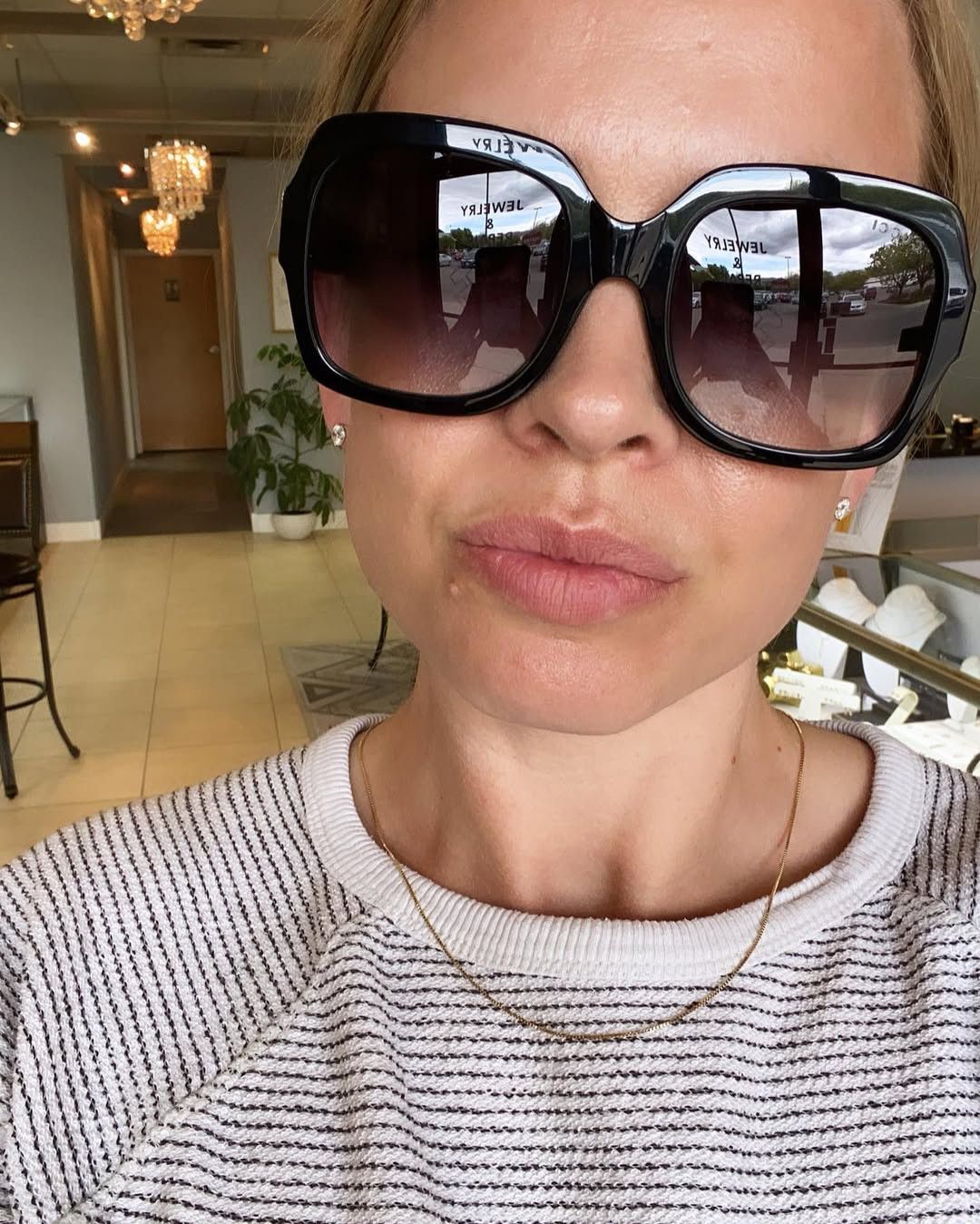 Gucci Gucci GG0036S 001 Women Sunglasses Black Square Frame Size ONE SIZE - 6 Thumbnail
