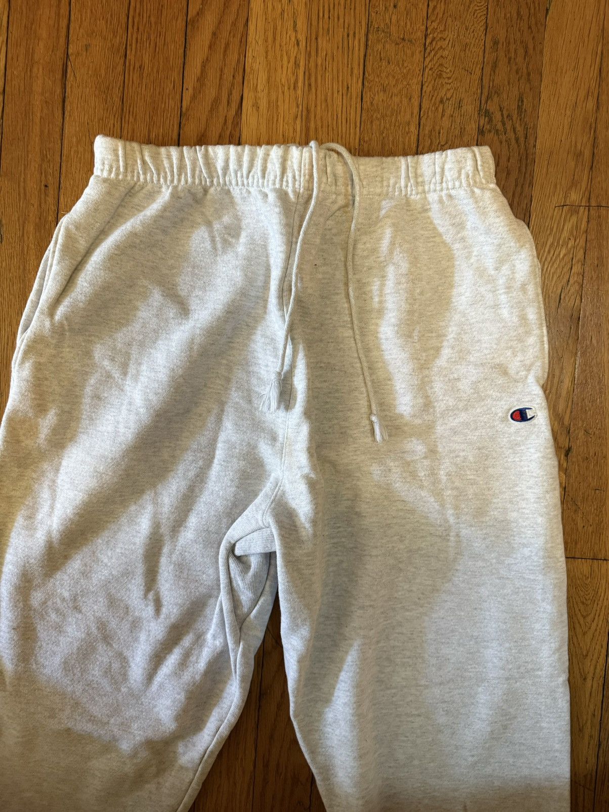 Champion × Travis Scott Grey Astroworld Champion Sweatpants Size US 34 / EU 50 - 3 Thumbnail