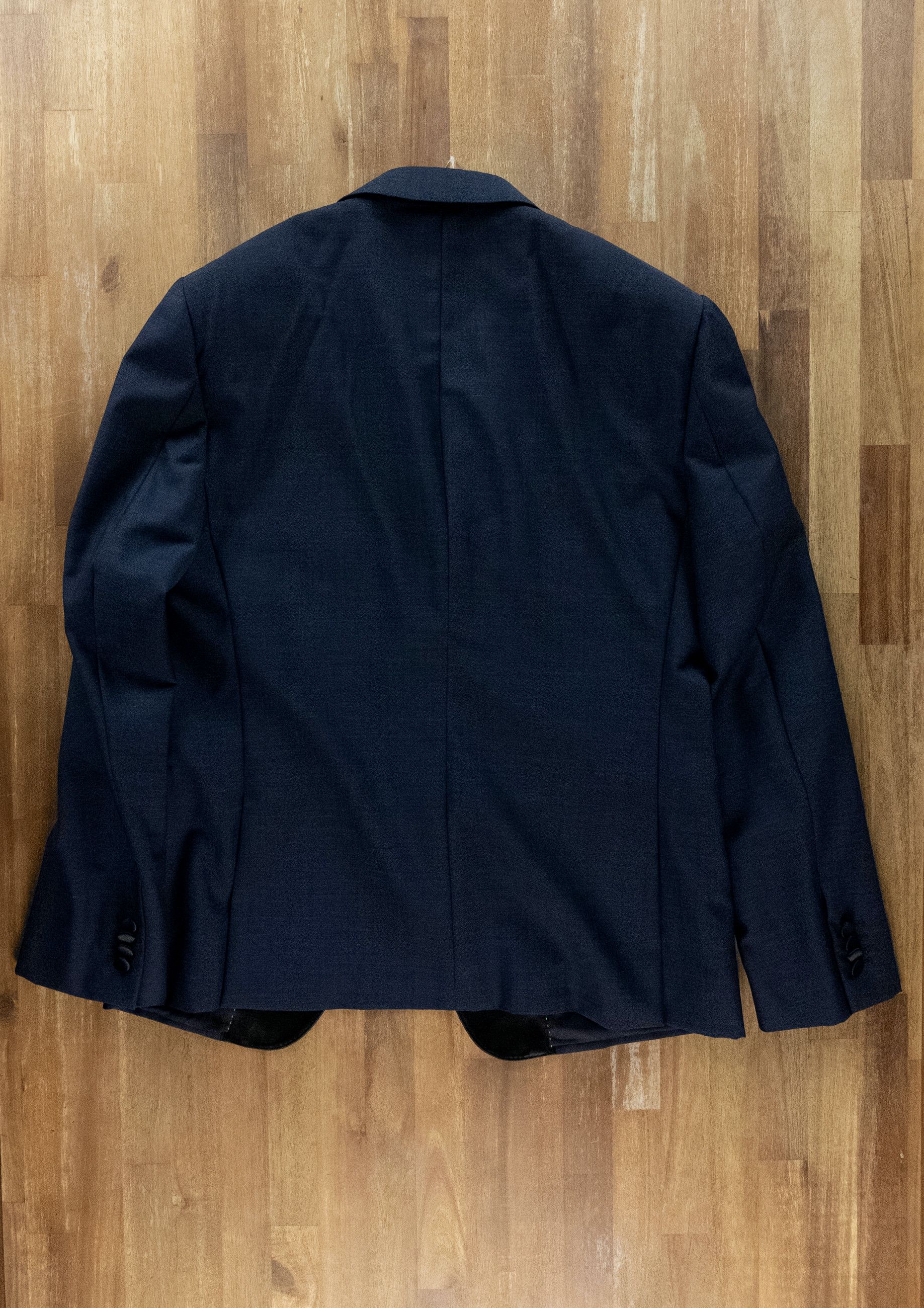 Z Zegna Z ZEGNA navy blue wool tuxedo jacket Size 44 US / 54 IT Size 44R - 7 Thumbnail