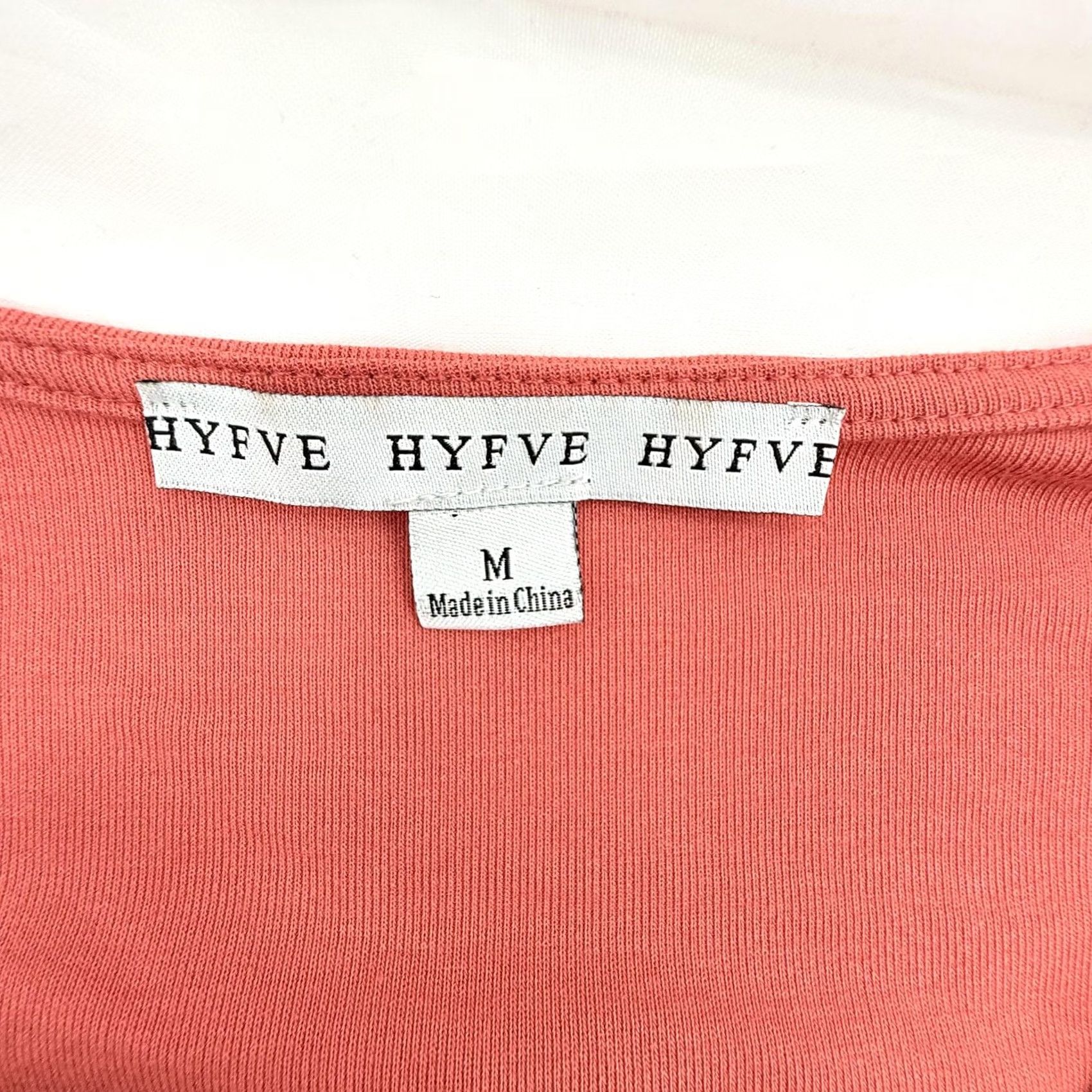Vintage HYFVE Blouse Womens Medium Twist Draped Surplice Short Sleeve Office Shirt Top Size M / US 6-8 / IT 42-44 - 5 Thumbnail