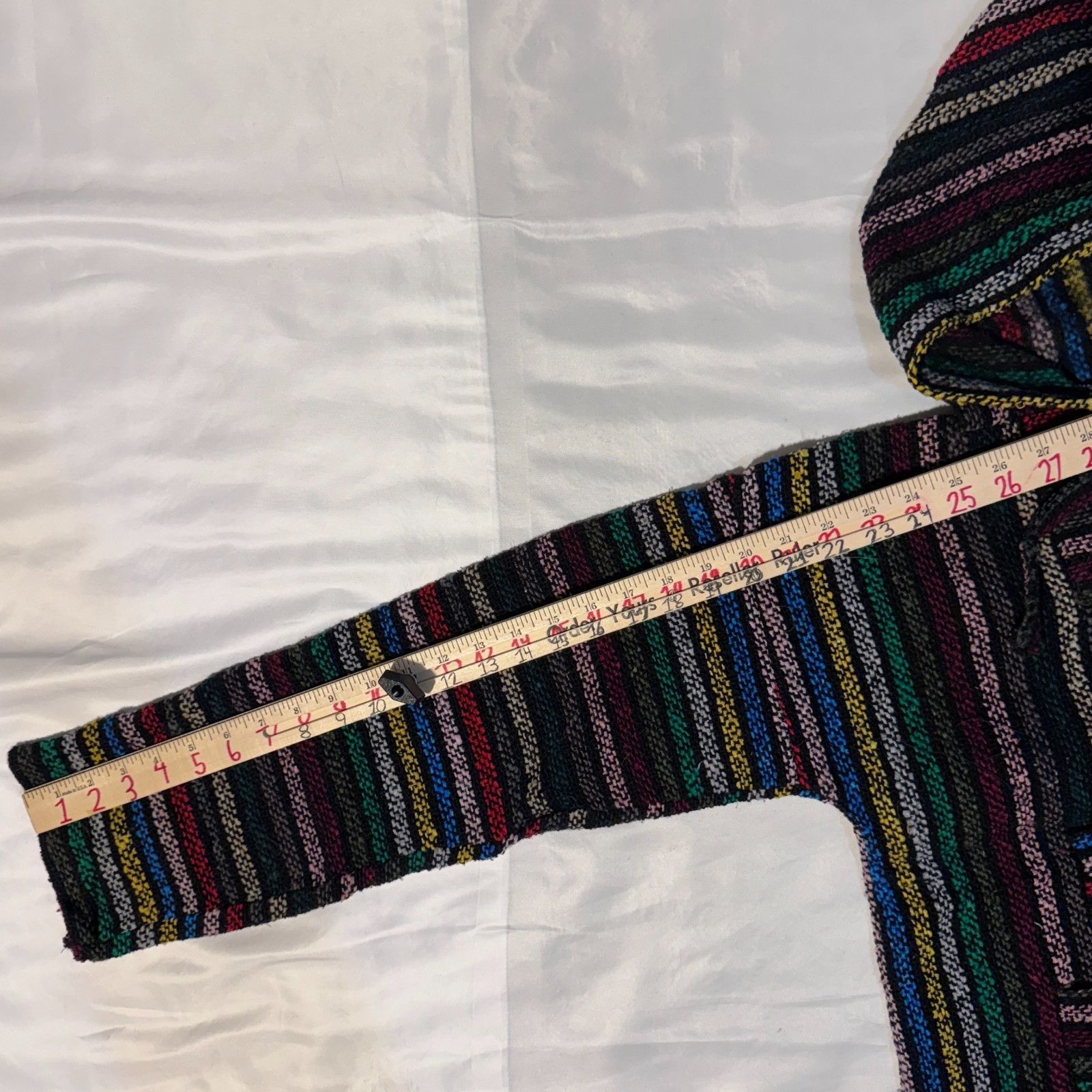 Other Baja Mexican Poncho Hoodie Pullover Drug Rug Small Serape Su Size US S / EU 44-46 / 1 - 4 Thumbnail