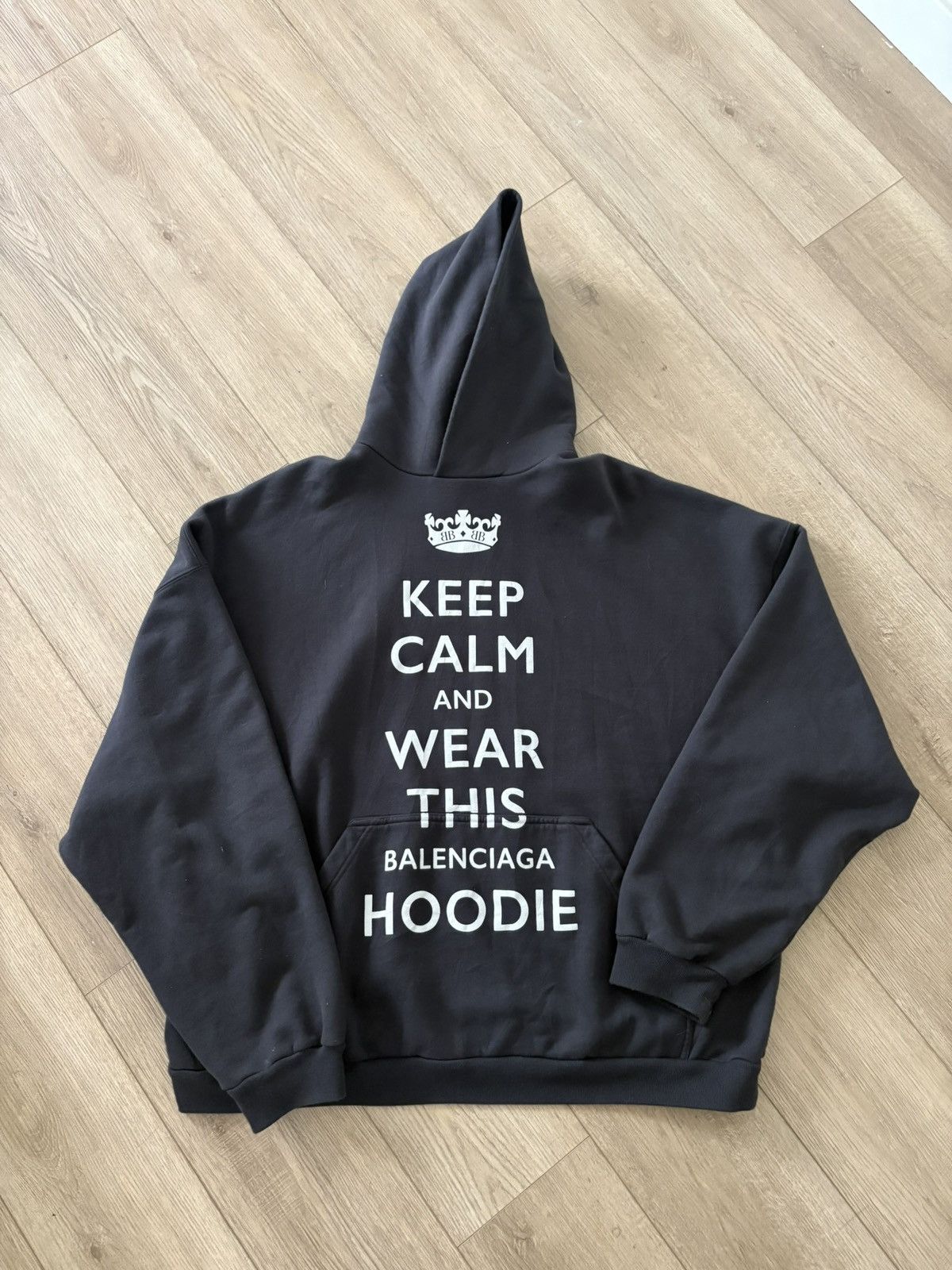 Balenciaga *final drop* Balenciaga Oversized Athletes Hoodie Sz 