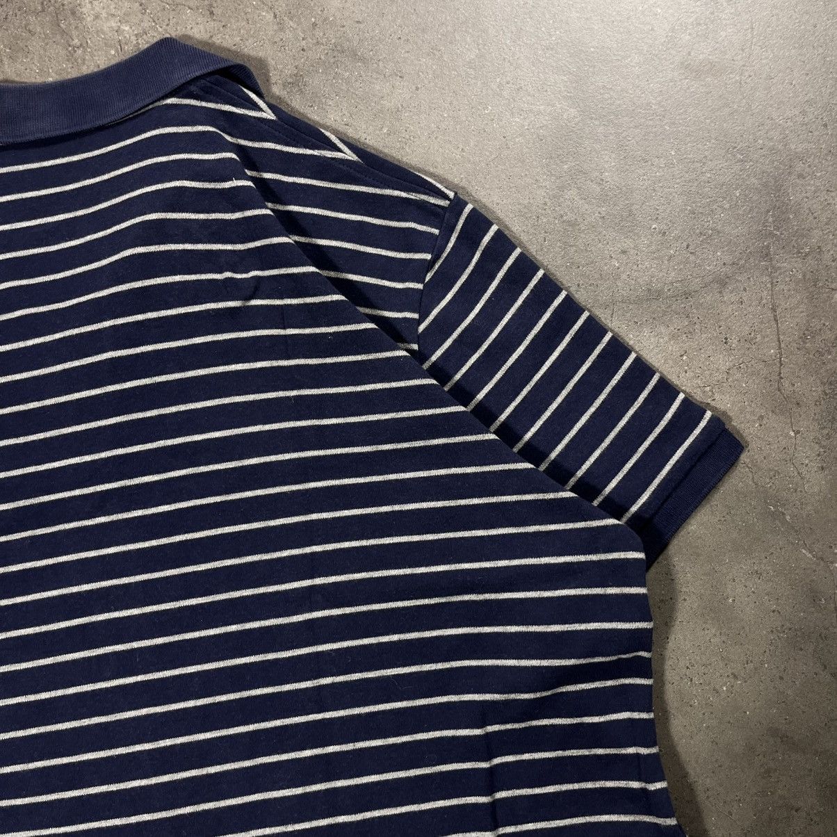 Polo Ralph Lauren Vintage Polo Ralph Lauren Striped Rugby Shirt Oxford Pony Size US L / EU 52-54 / 3 - 13 Thumbnail