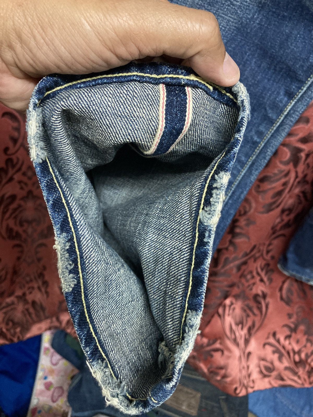 Japanese Brand US BOARDER KIXX SELVEDGE JAPAN JEAN Size US 35 - 12 Thumbnail
