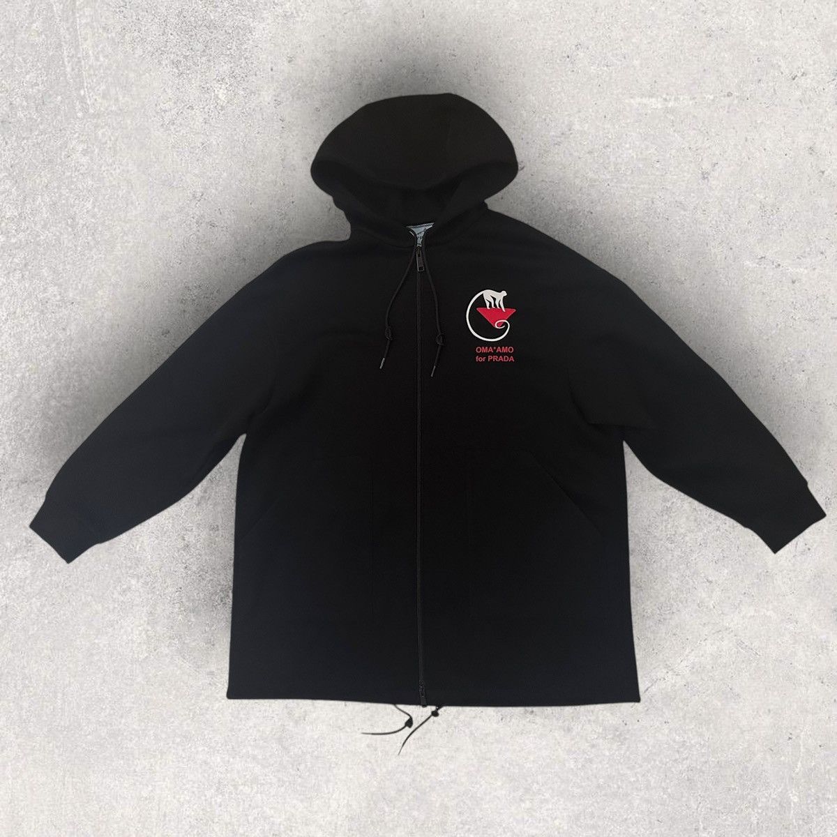 Prada Prada Oversized Hoodie Jacket Size US S / EU 44-46 / 1 - 2 Thumbnail
