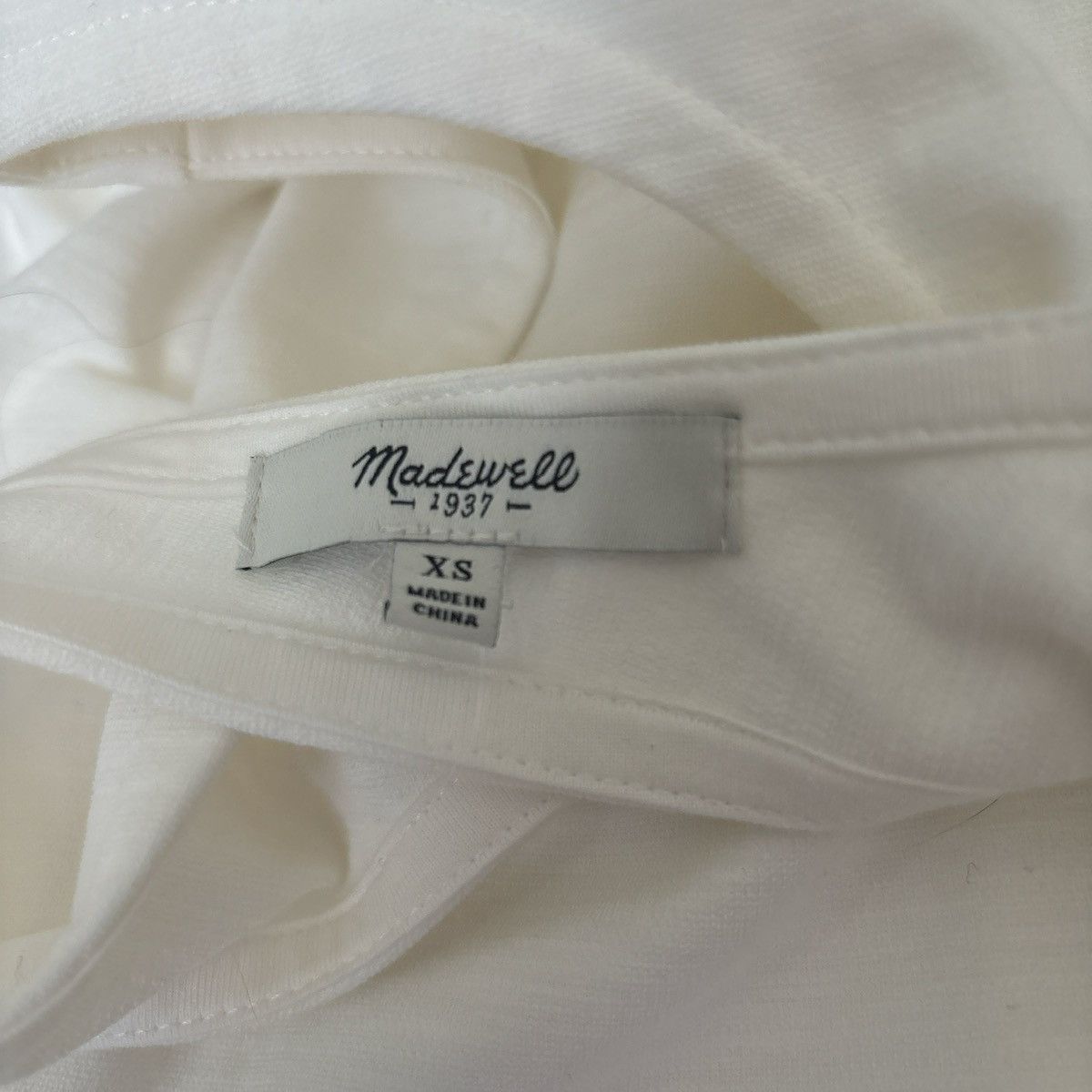 Madewell White Luxury Madewell Dress Size XS / US 0-2 / IT 36-38 - 4 Thumbnail