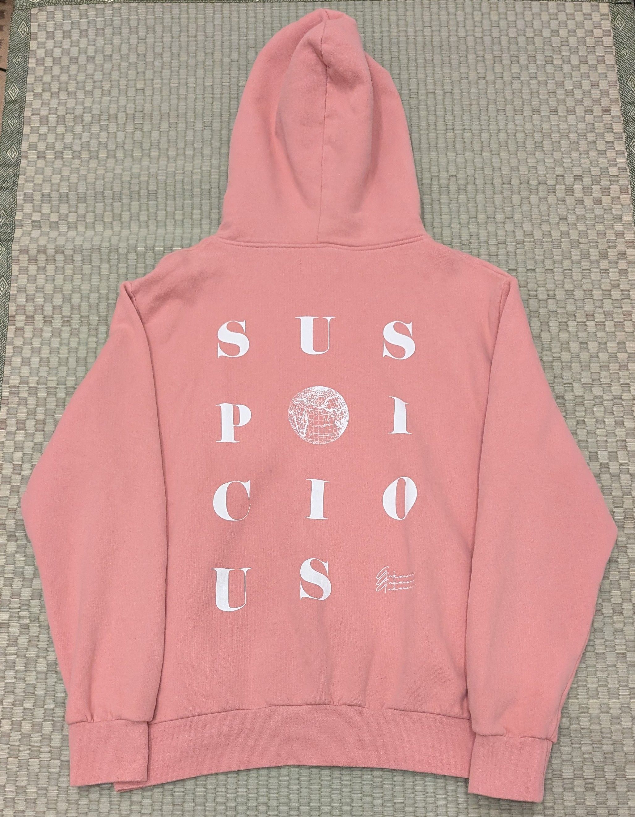 Suspicious Antwerp Graphic Spellout Hoodie Made in Portugal