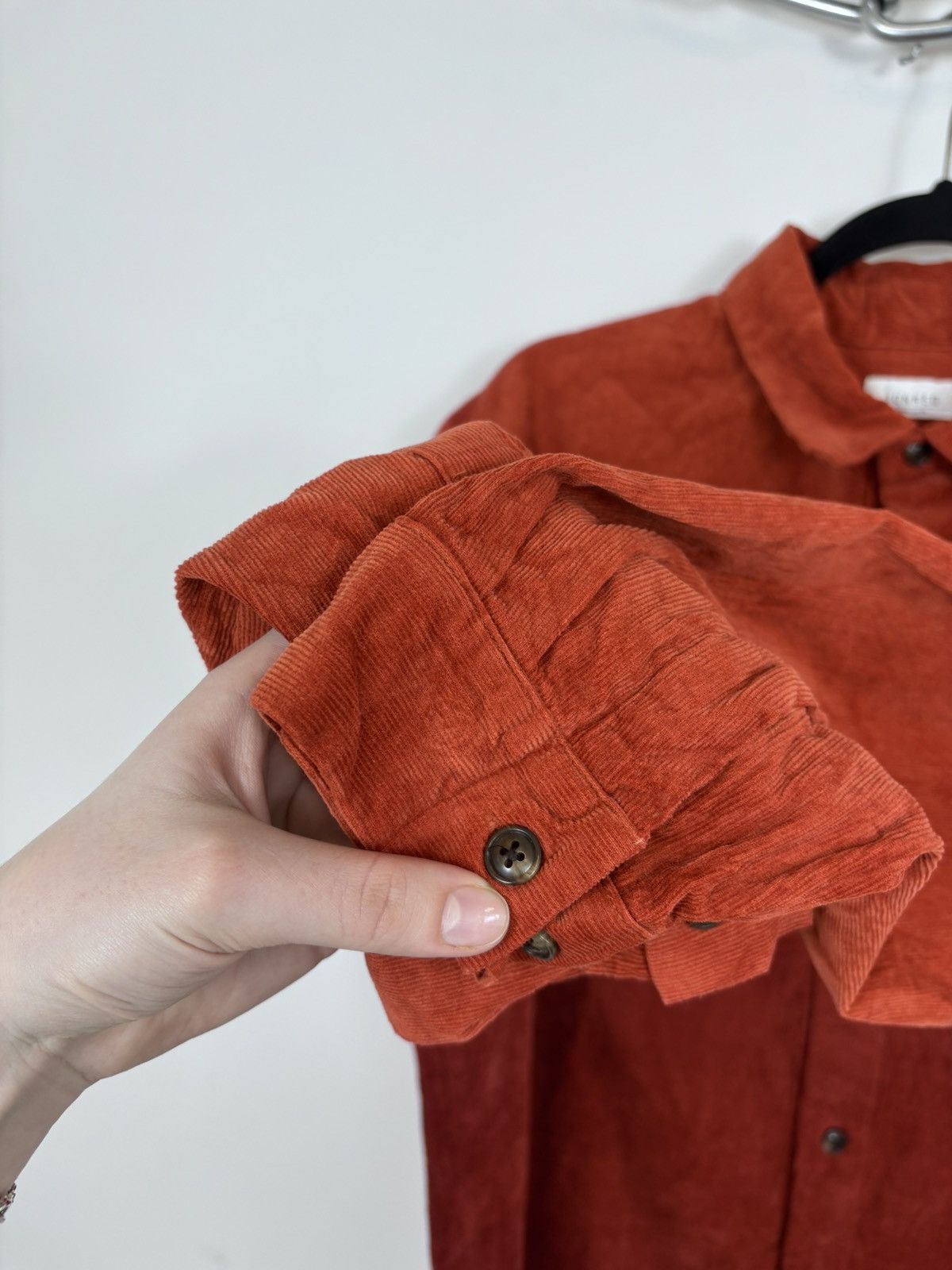 Japanese Brand Junred Tokyo Japan Men’s Corduroy Velvet Long Sleeve Shirt Size US M / EU 48-50 / 2 - 9 Thumbnail