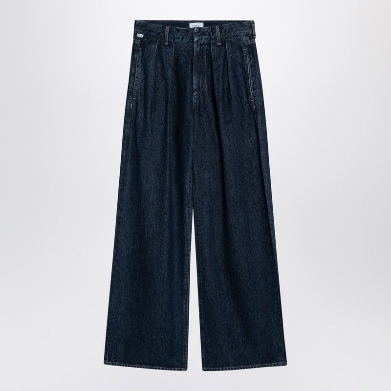 Citizens Of Humanity Citizens Of Humanity Dark Wide Jeans With Pleats Size 24" / US 00 / IT 34 - 1 Thumbnail
