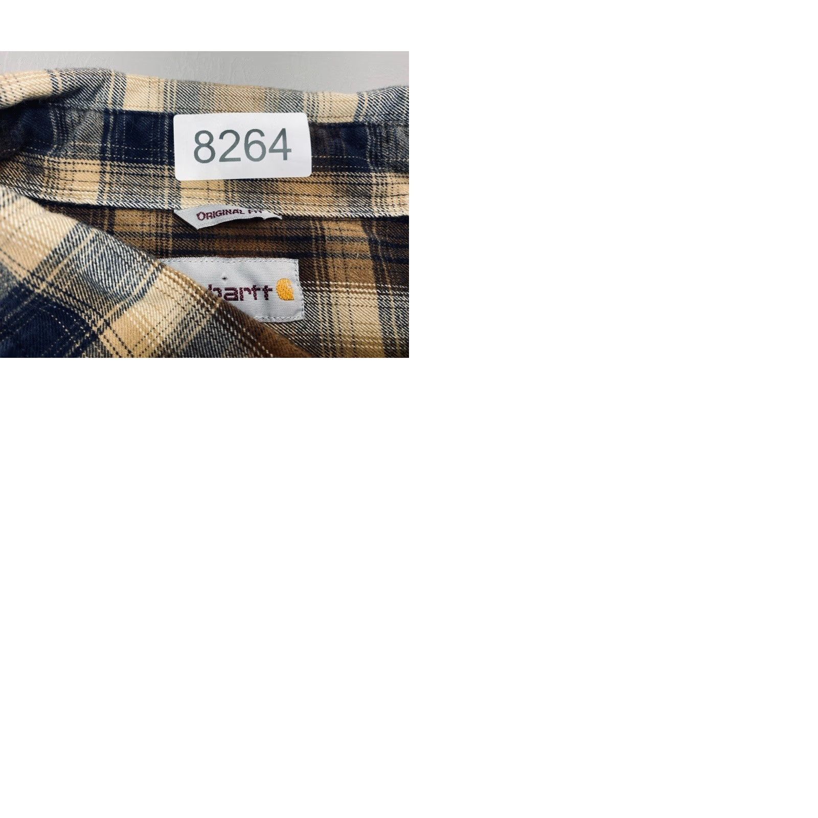Carhartt VINTAGE Carhartt Hubbard 103822 Flannel Shirt Mens 2XL Heavyweight Brown Plaid 8264 Size US XXL / EU 58 / 5 - 9 Thumbnail