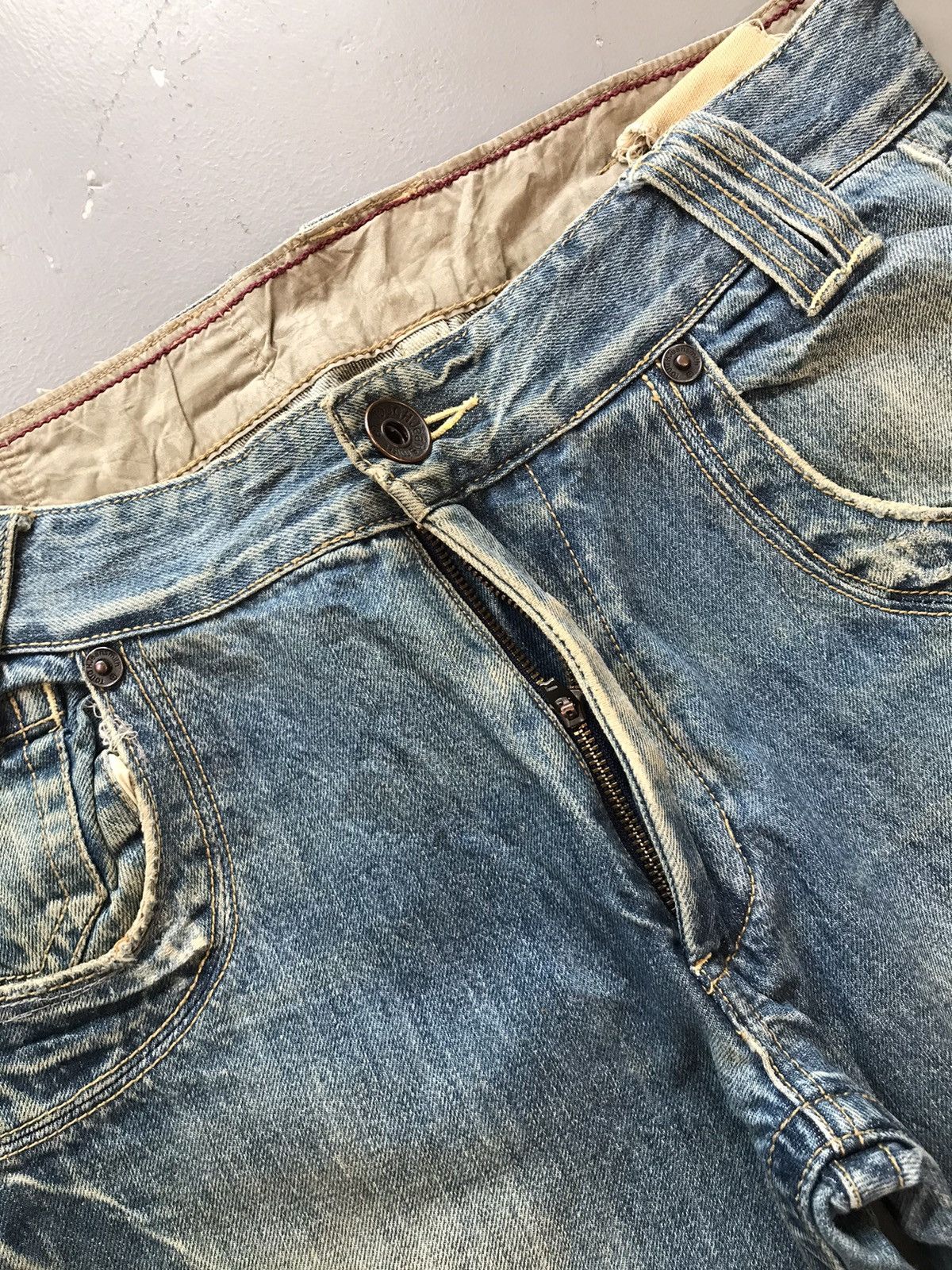 Vintage Vintage tough jeans smith straight fit distressed denim Size US 32 / EU 48 - 5 Thumbnail