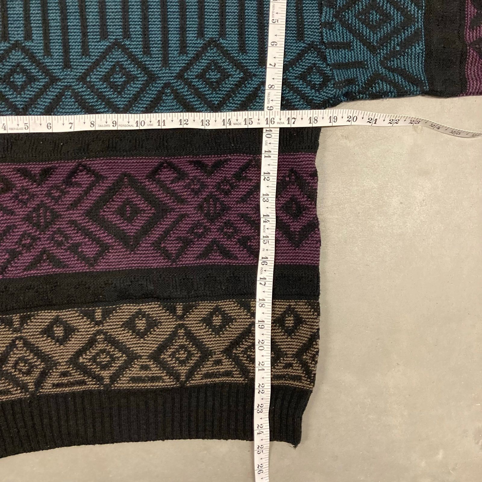 Vintage vintage y2k chartwell patterned sweater Size US L / EU 52-54 / 3 - 3 Thumbnail