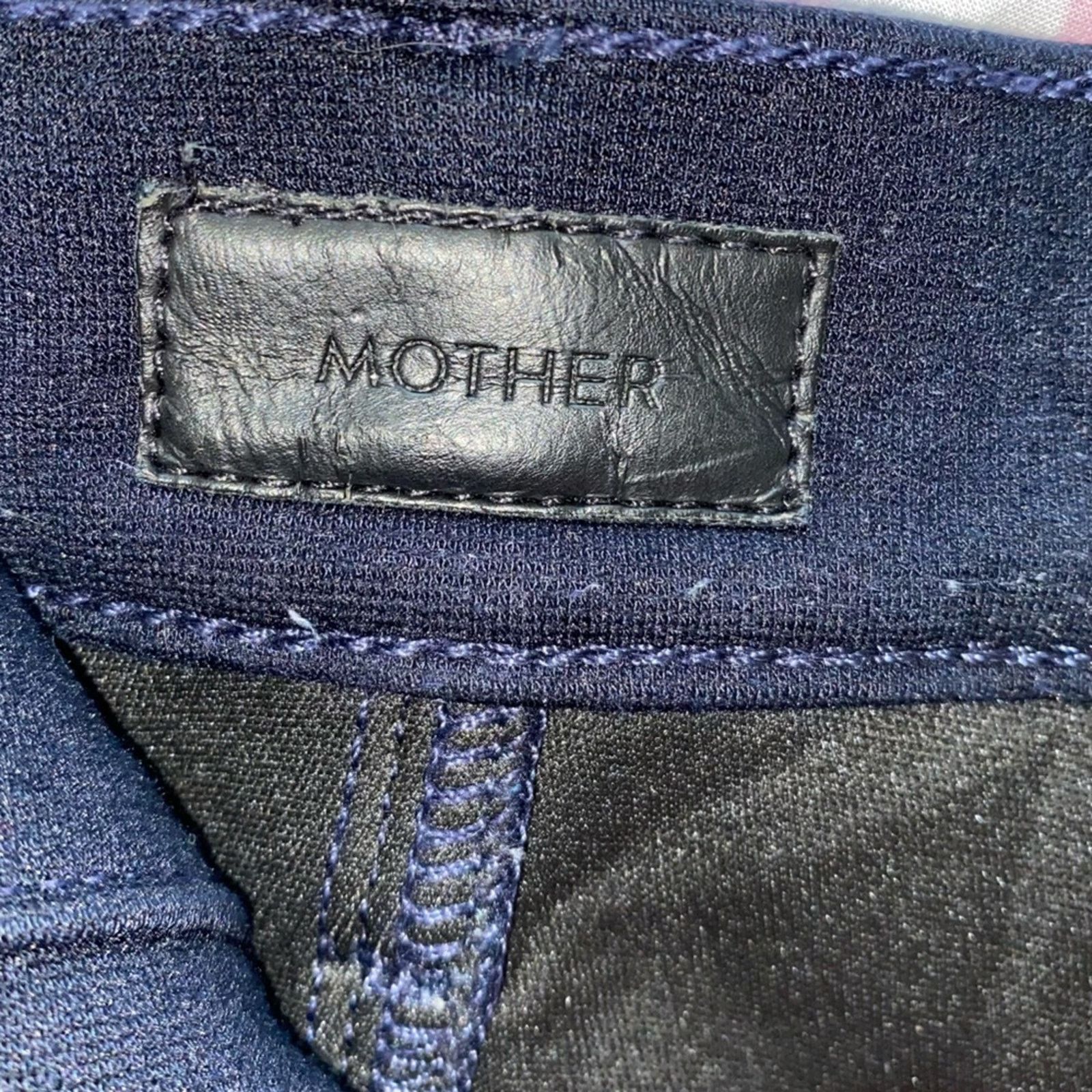 MOTHER Mother Denim Pleated Trainer Blue French Kissing Jeans 27 Size 27" / US 4 / IT 40 - 4 Thumbnail